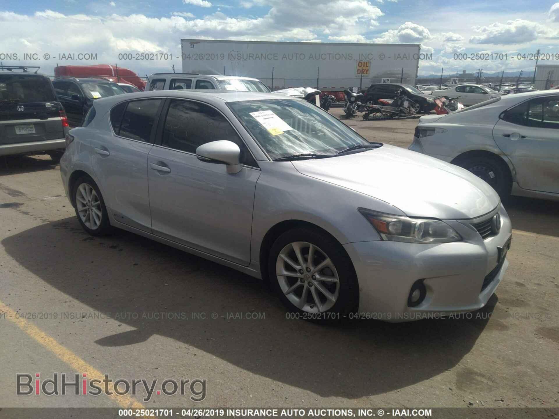 Фотография JTHKD5BH7B2007417 - LEXUS CT 2011
