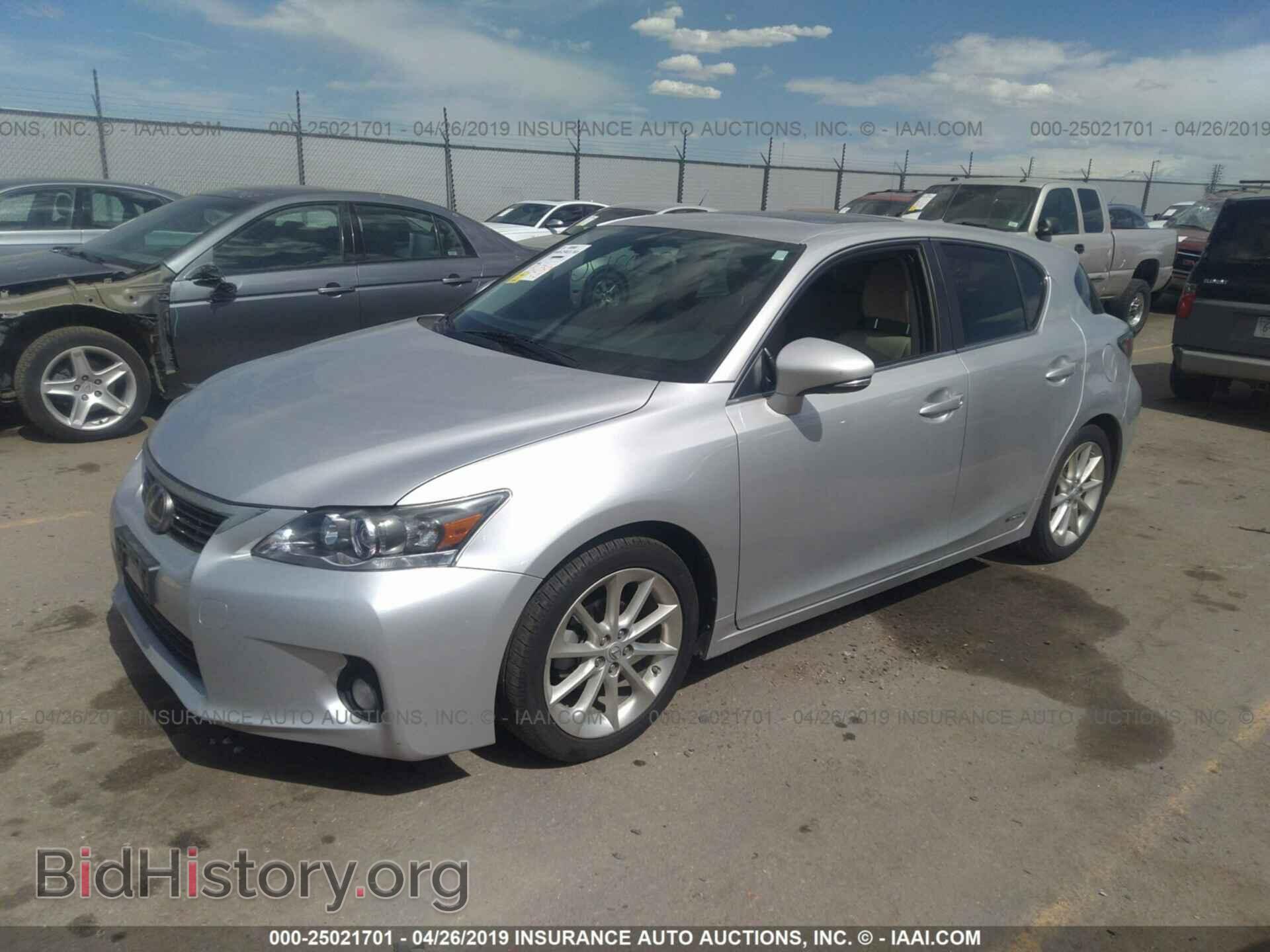 2011 LEXUS CT - VIN: JTHKD5BH7B2007417 - Фото 2