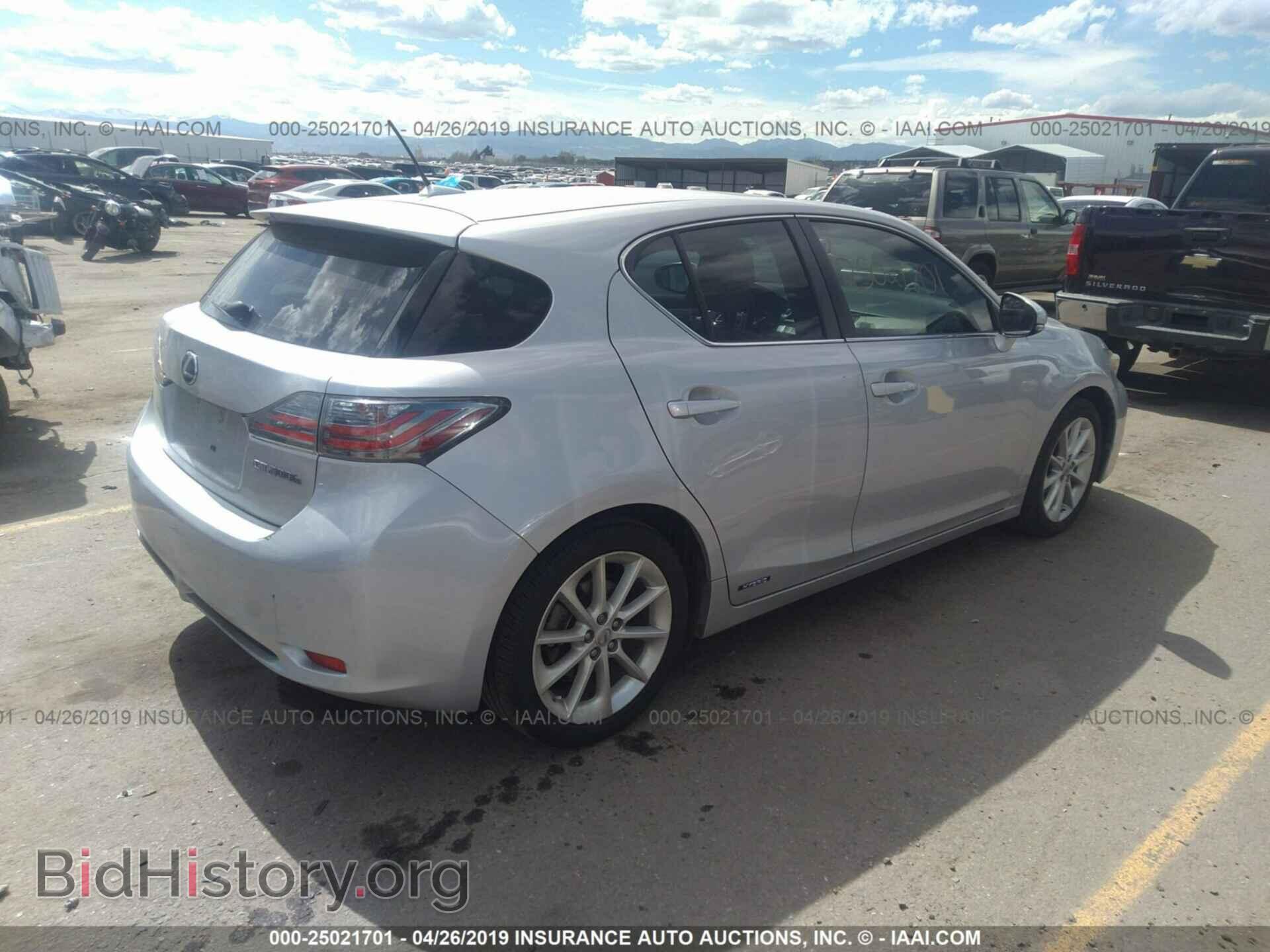 2011 LEXUS CT - VIN: JTHKD5BH7B2007417 - Фото 4