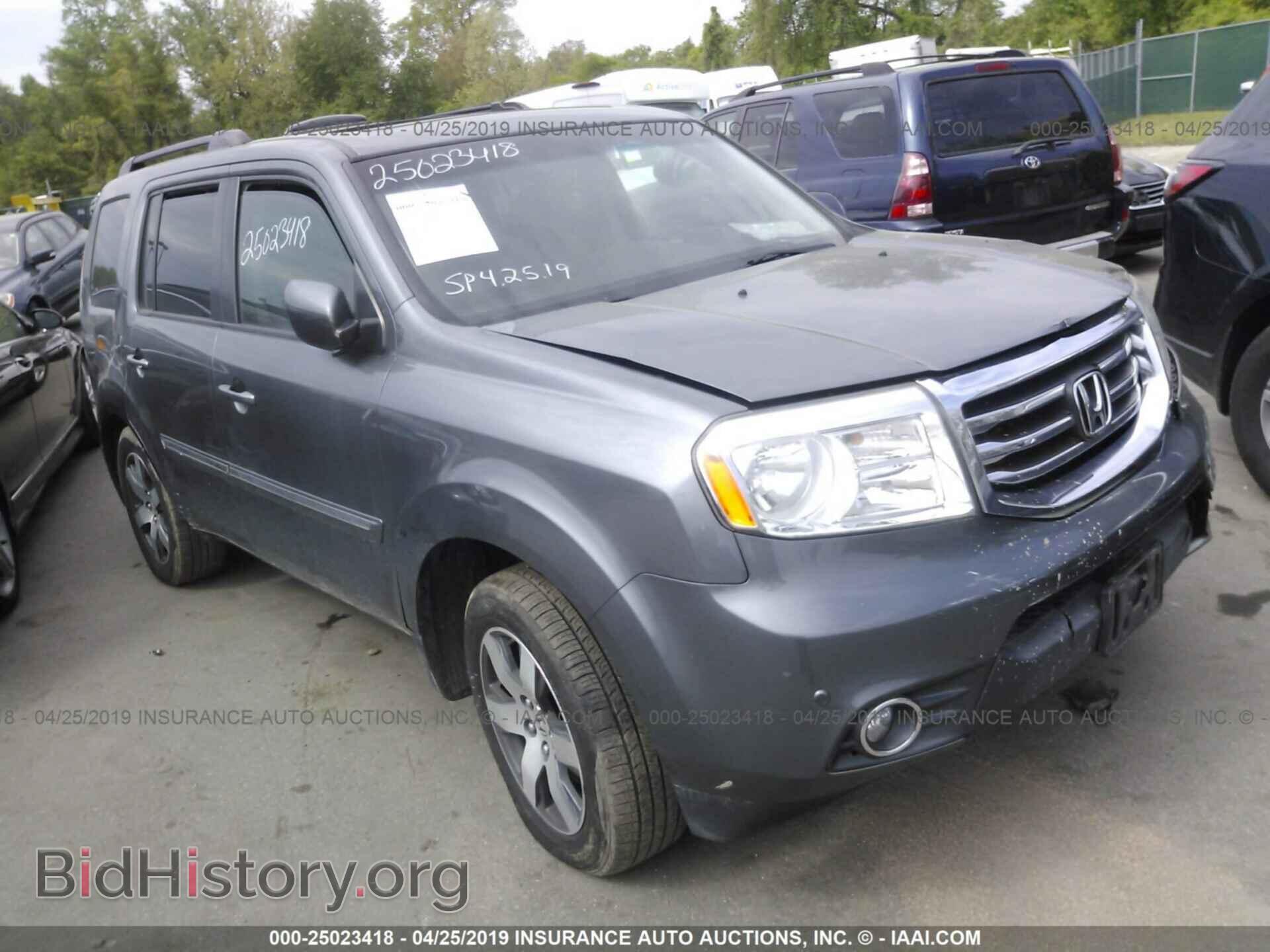 Фотография 5FNYF4H96CB043887 - HONDA PILOT 2012