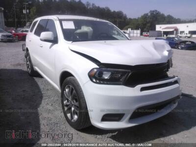 2019 Dodge DURANGO, белый — VIN 1C4RDHDG4KC650436, IAAI