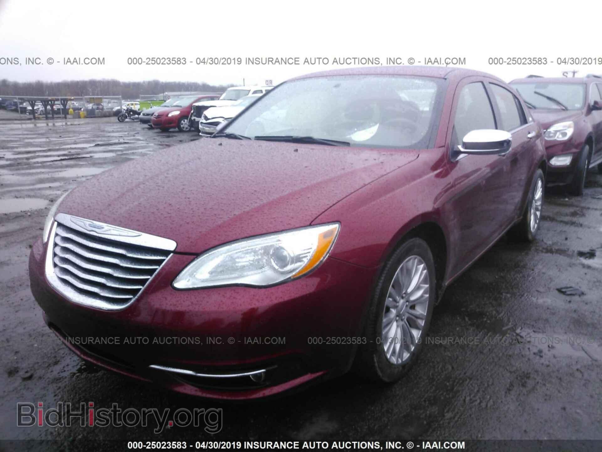 2012 CHRYSLER 200 - VIN: 1C3CCBCG0CN164806 - Фото 2