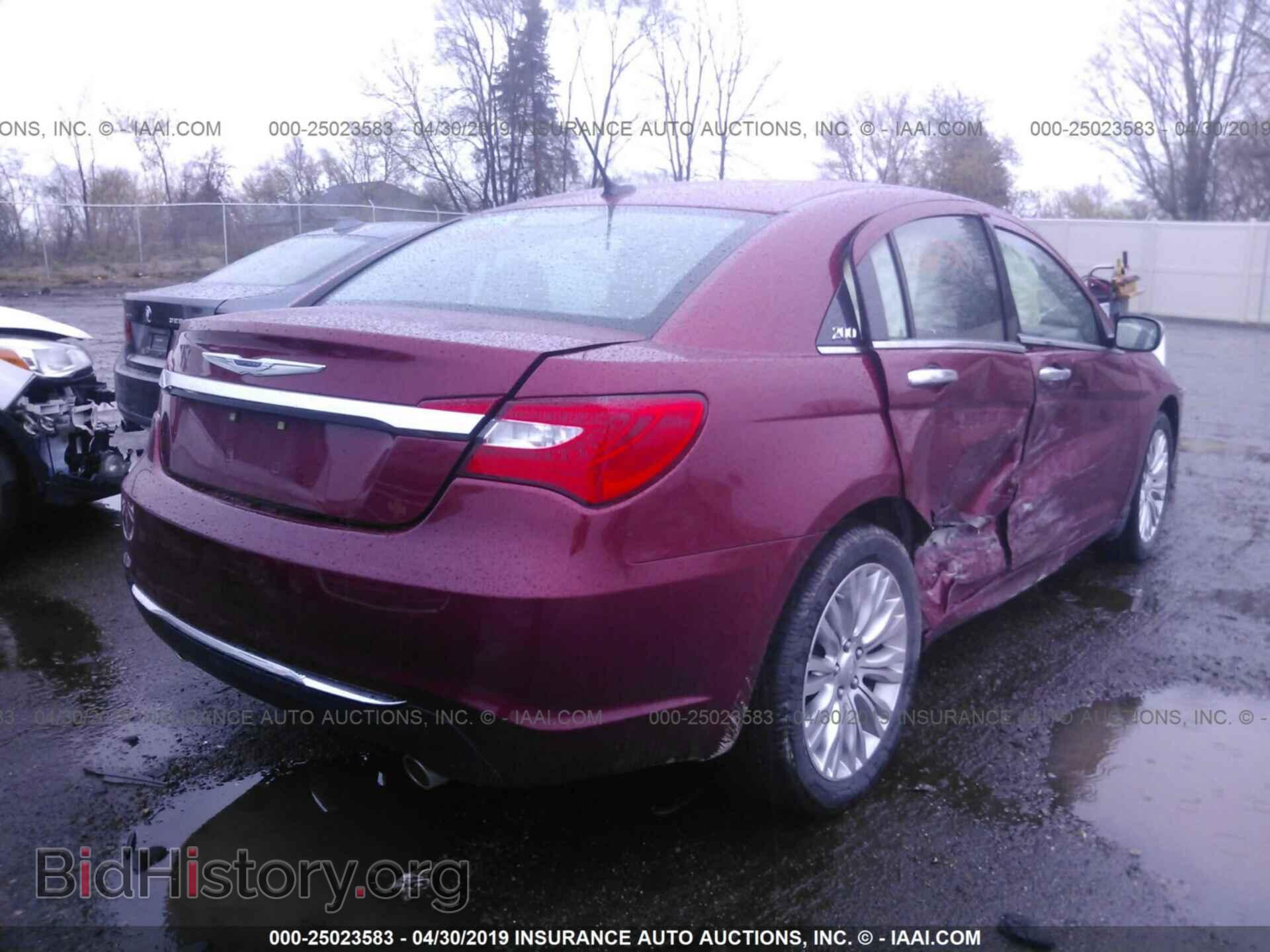 2012 CHRYSLER 200 - VIN: 1C3CCBCG0CN164806 - Фото 4