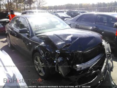 2006 Audi A4 2.0T Quattro, черный — VIN WAUDF78E96A247123, IAAI