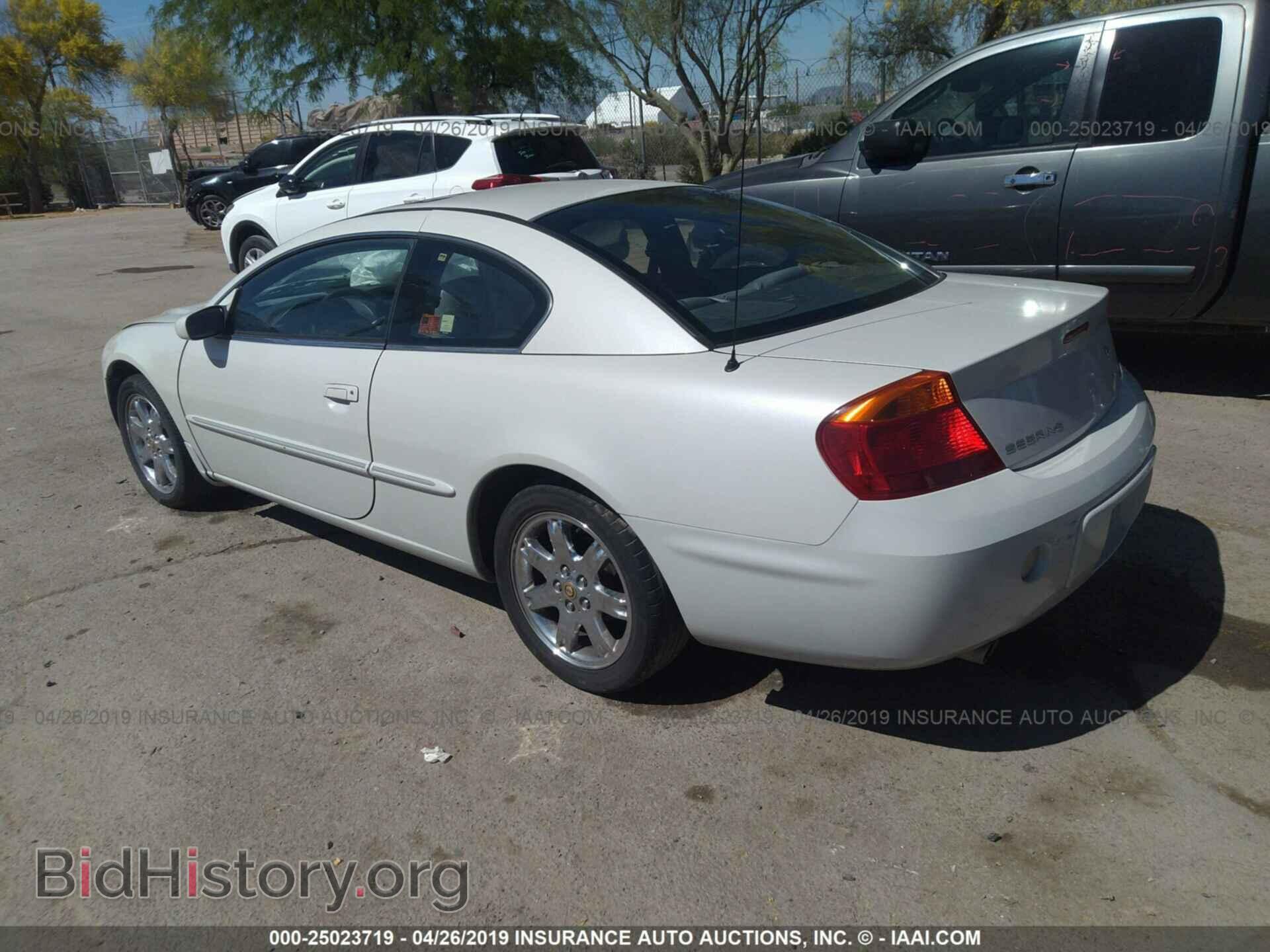 2001 CHRYSLER SEBRING - VIN: 4C3AG52H91E016575 - Photo 3
