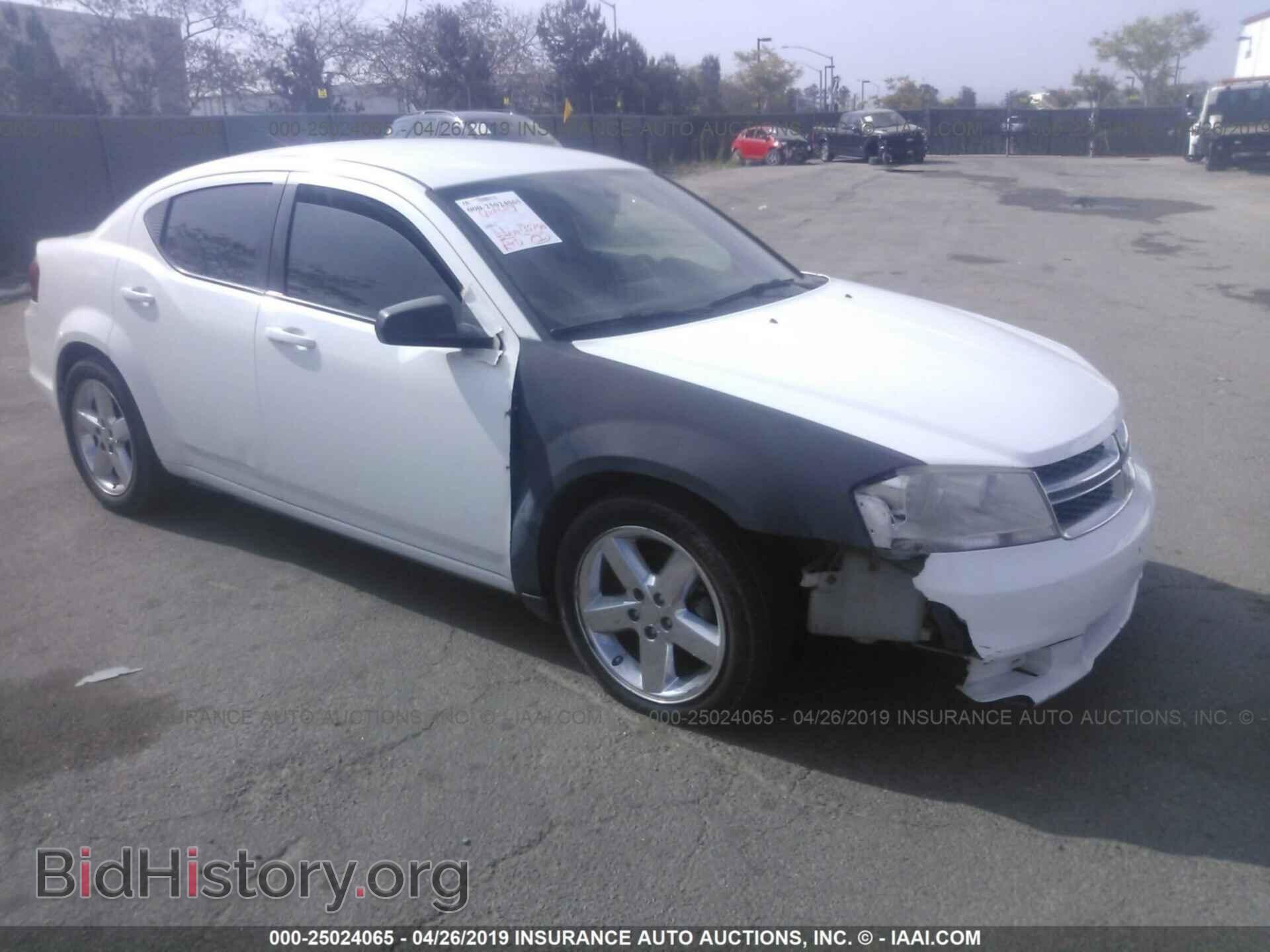 Фотография 1C3CDZAB8CN252354 - DODGE AVENGER 2012