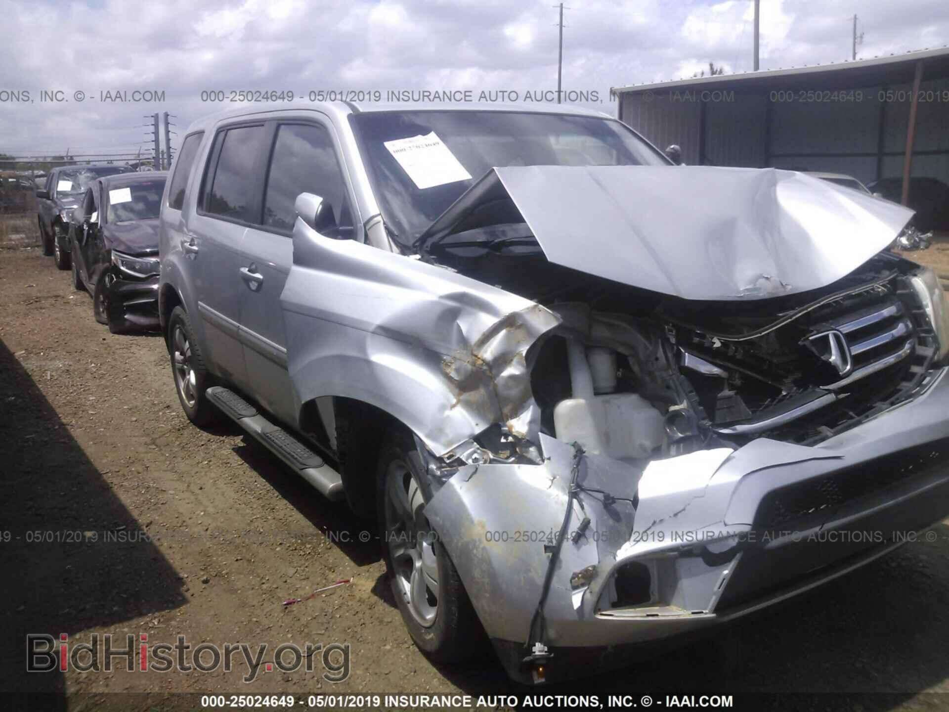 Фотография 5FNYF3H40CB005991 - HONDA PILOT 2012