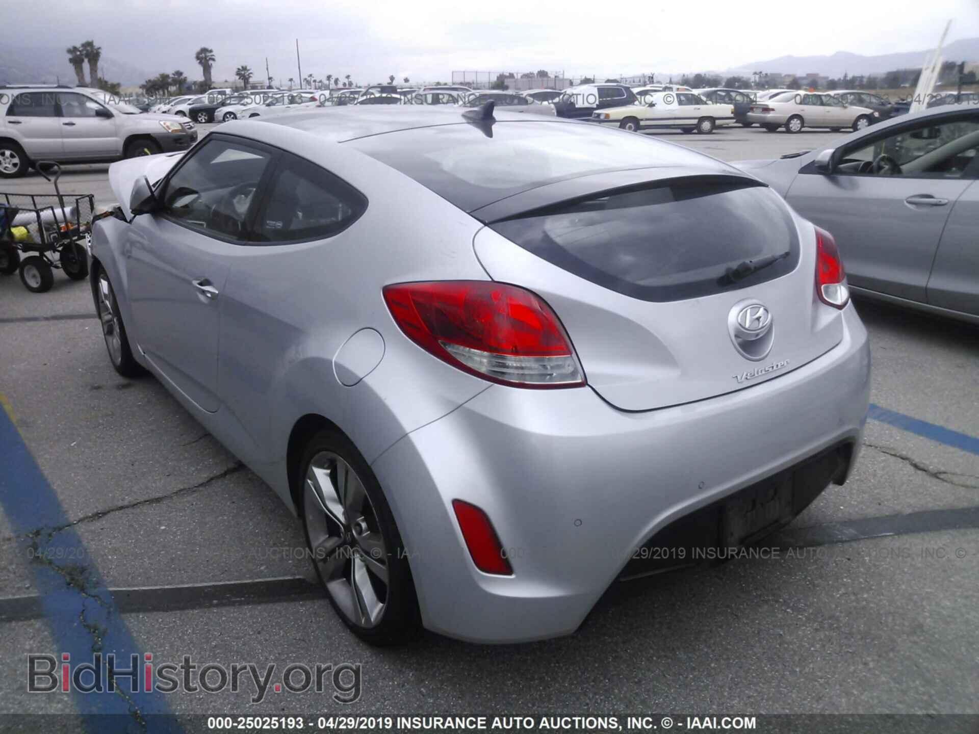 2012 HYUNDAI VELOSTER - VIN: KMHTC6AD5CU024523 - Фото 3