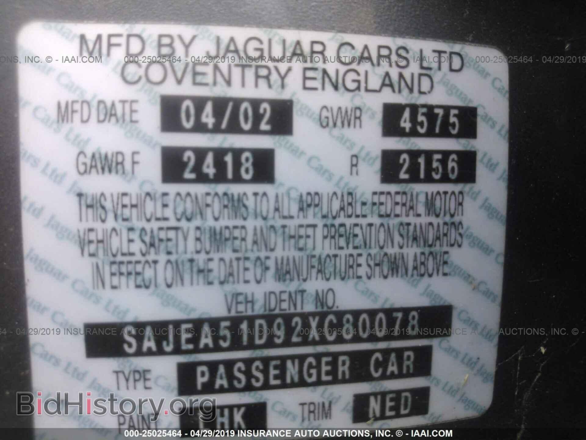 2002 JAGUAR X-TYPE - VIN: SAJEA51D92XC80078 - Photo 9