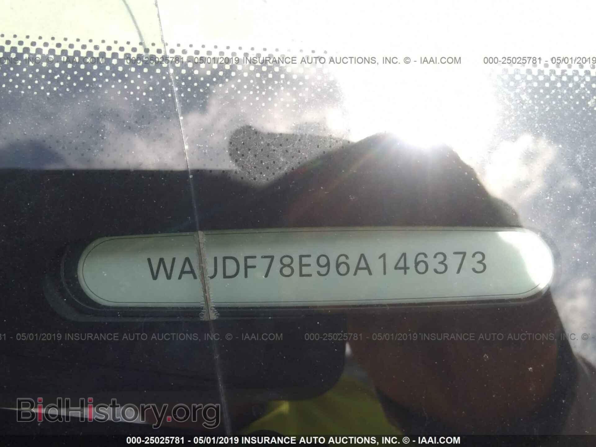 2006 AUDI A4 - VIN: WAUDF78E96A146373 - Фото 9