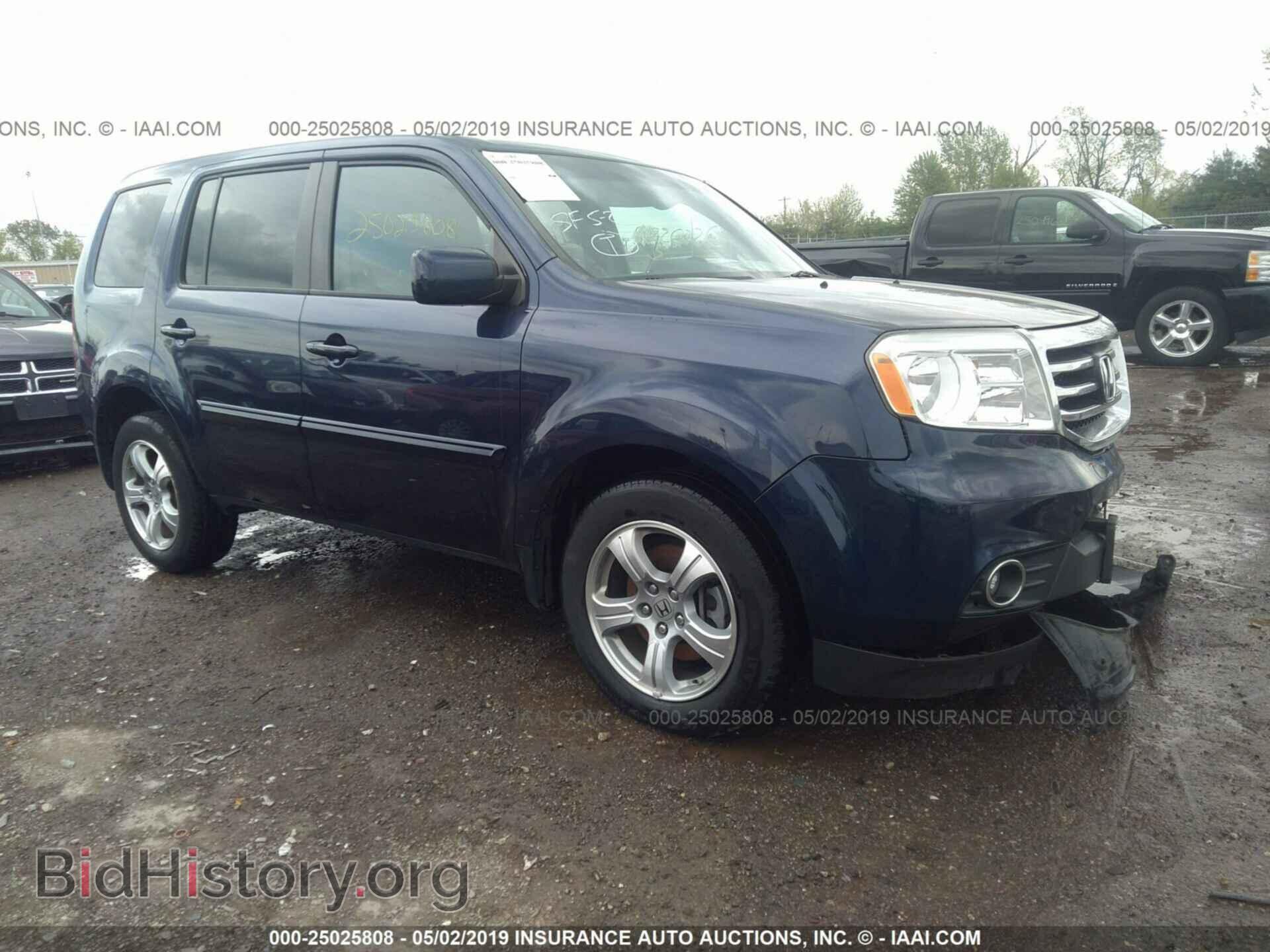 Фотография 5FNYF3H42DB039352 - HONDA PILOT 2013