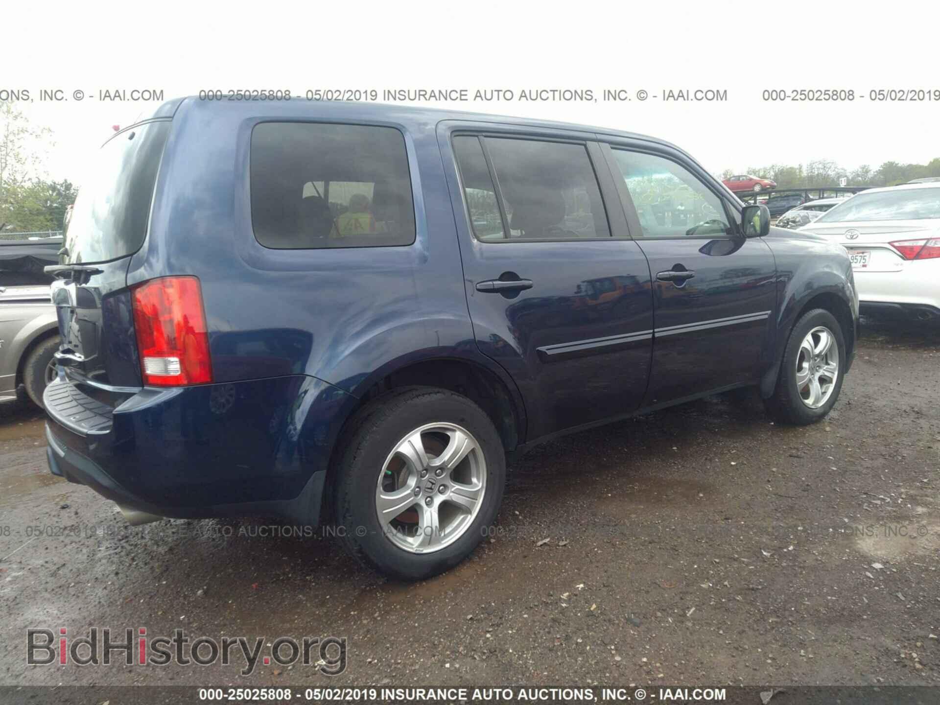 2013 HONDA PILOT - VIN: 5FNYF3H42DB039352 - Фото 4