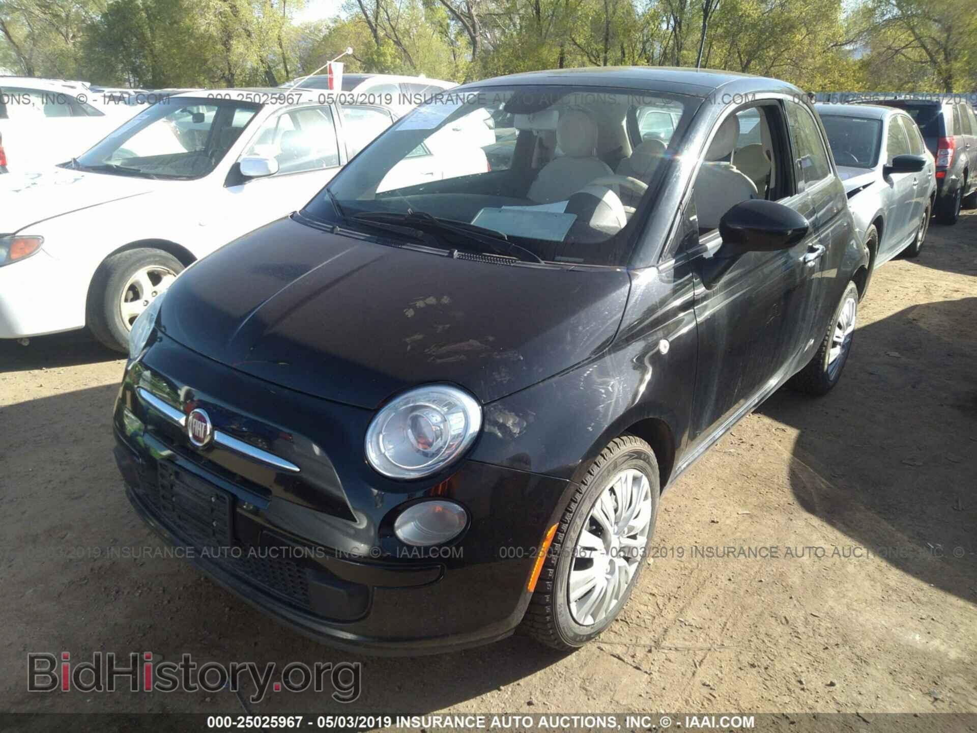 2013 FIAT 500 - VIN: 3C3CFFARXDT754788 - Фото 2