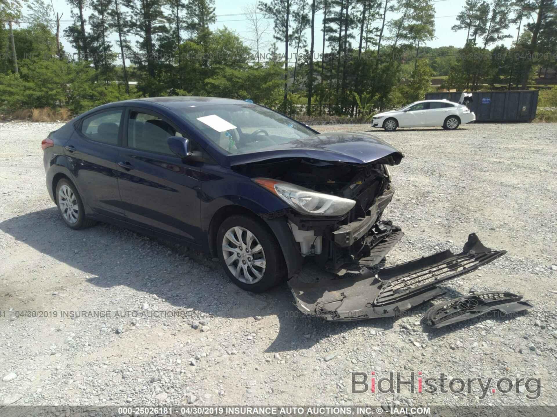 Photo 5NPDH4AE3BH024133 - HYUNDAI ELANTRA 2011