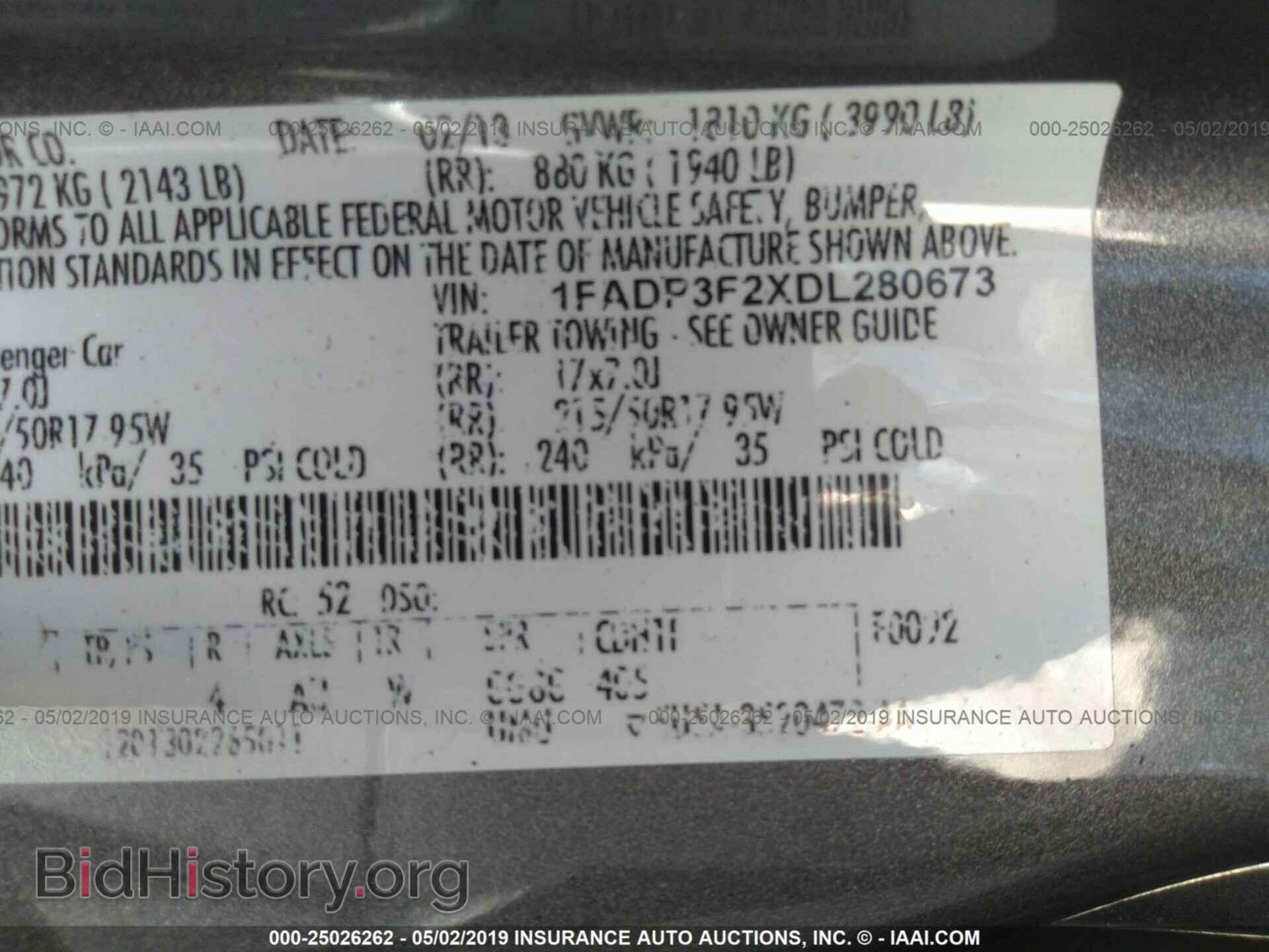 2013 FORD FOCUS - VIN: 1FADP3F2XDL280673 - Photo 9