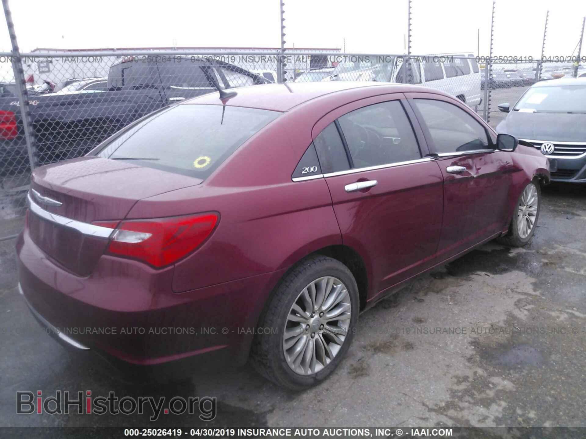 2012 CHRYSLER 200 - VIN: 1C3CCBCG7CN161336 - Фото 4