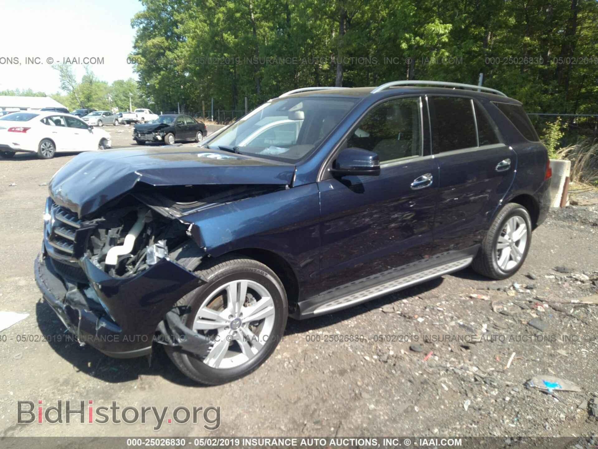 2014 MERCEDES-BENZ ML - VIN: 4JGDA2EB2EA357181 - Фото 2