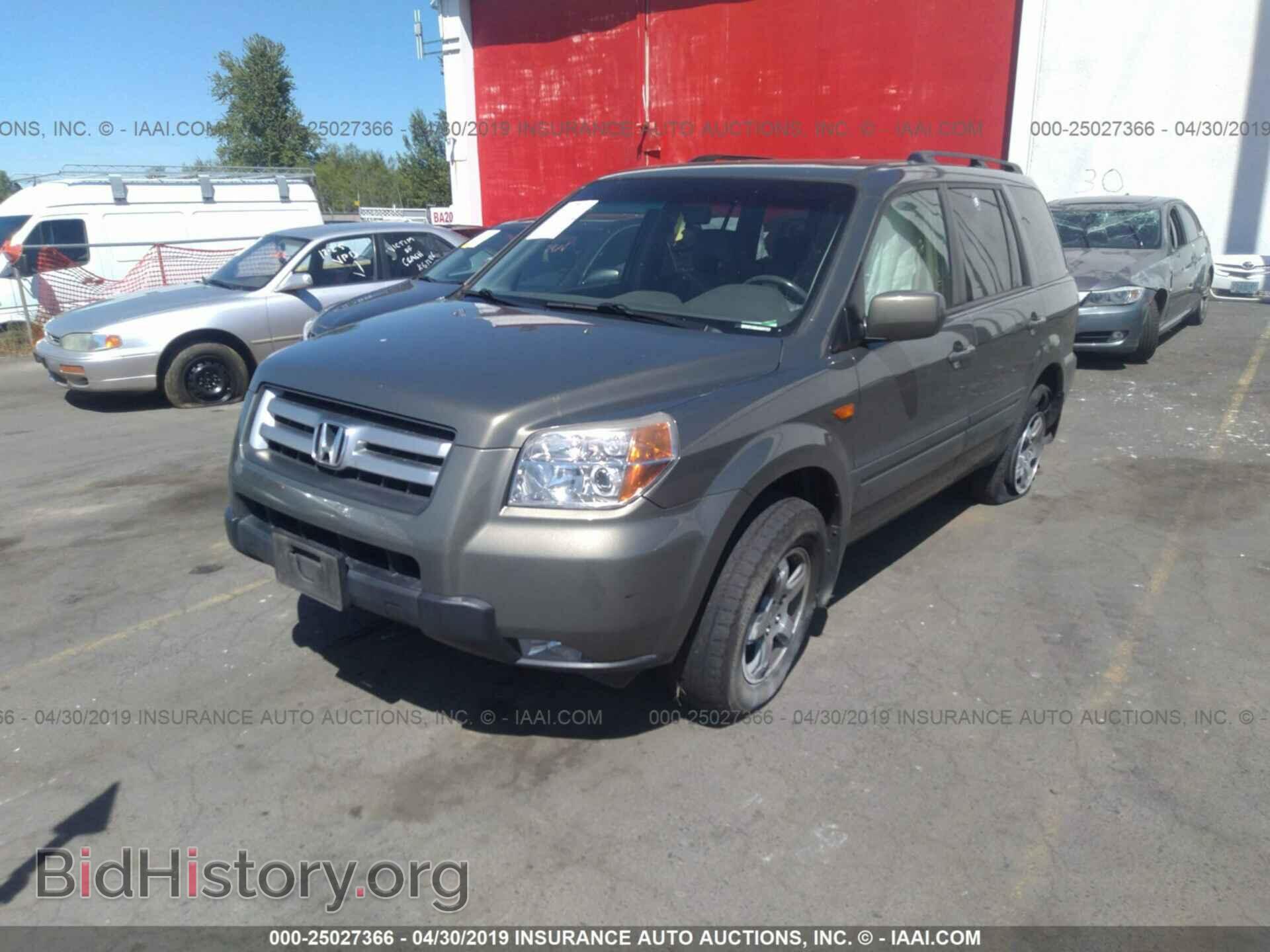 2007 HONDA PILOT - VIN: 2HKYF18527H535108 - Фото 2