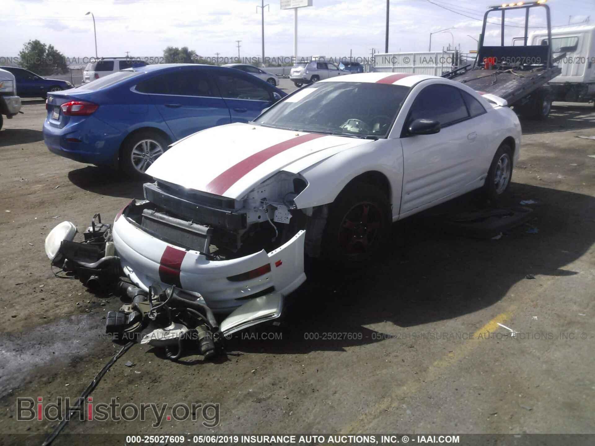 2002 MITSUBISHI ECLIPSE - VIN: 4A3AC44G12E003891 - Фото 2