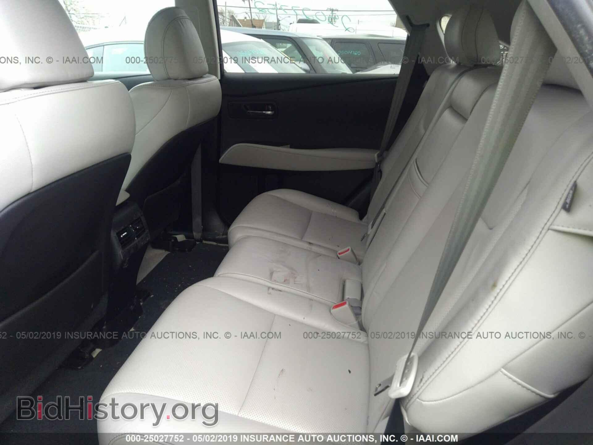 2013 LEXUS RX - VIN: 2T2BK1BA6DC217218 - Фото 8