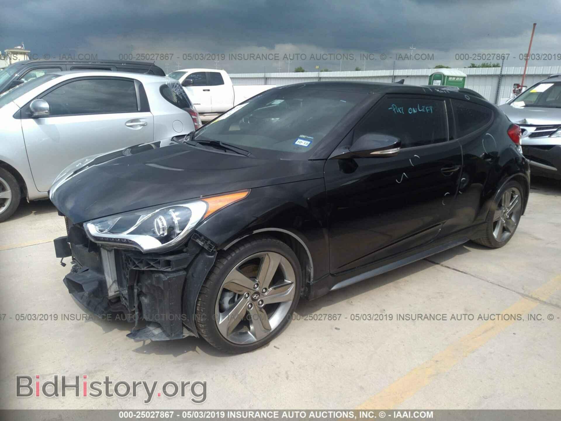 2013 HYUNDAI VELOSTER - VIN: KMHTC6AE6DU106254 - Фото 2