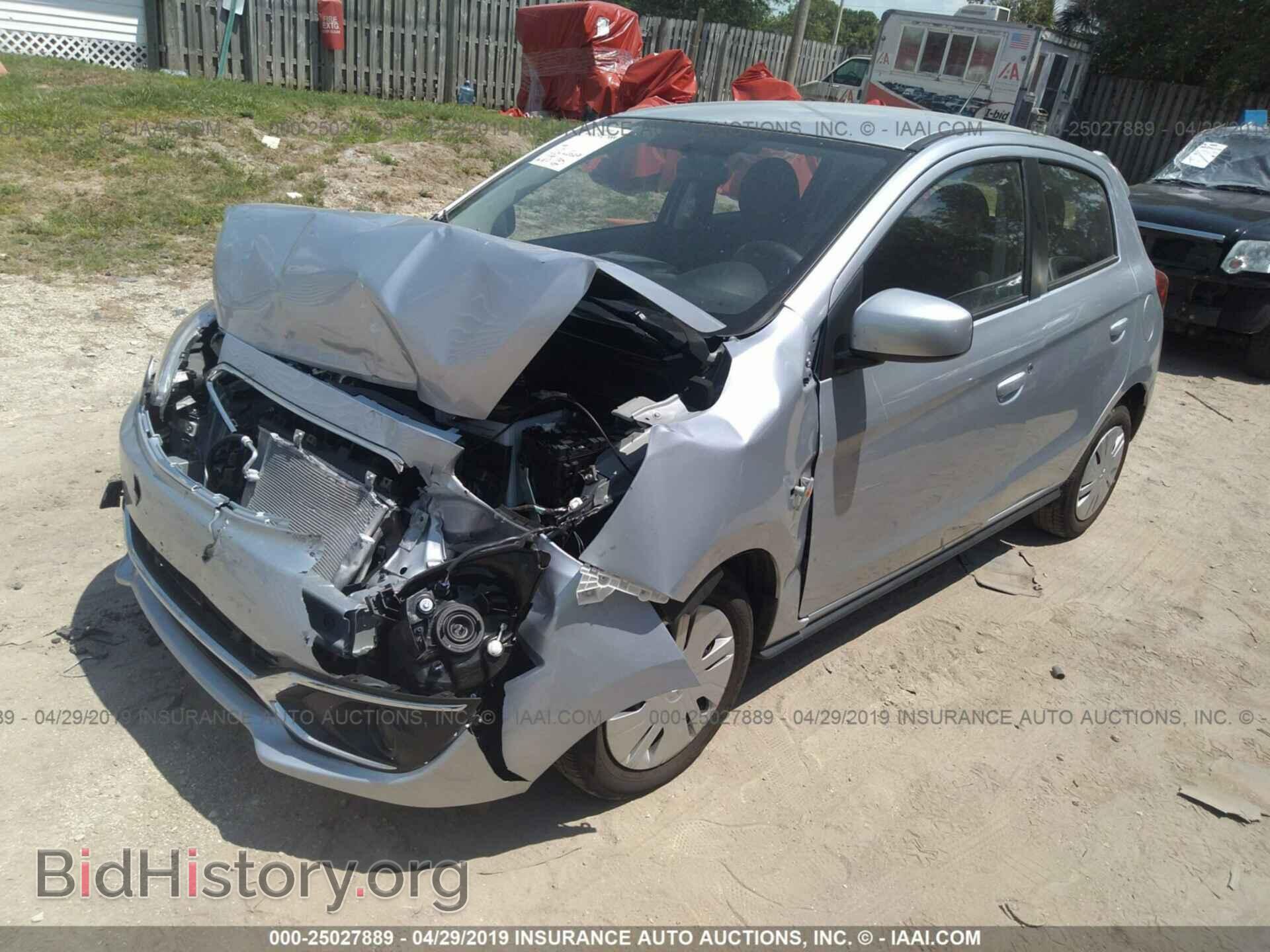 2019 MITSUBISHI MIRAGE - VIN: ML32A3HJ5KH007246 - Фото 2