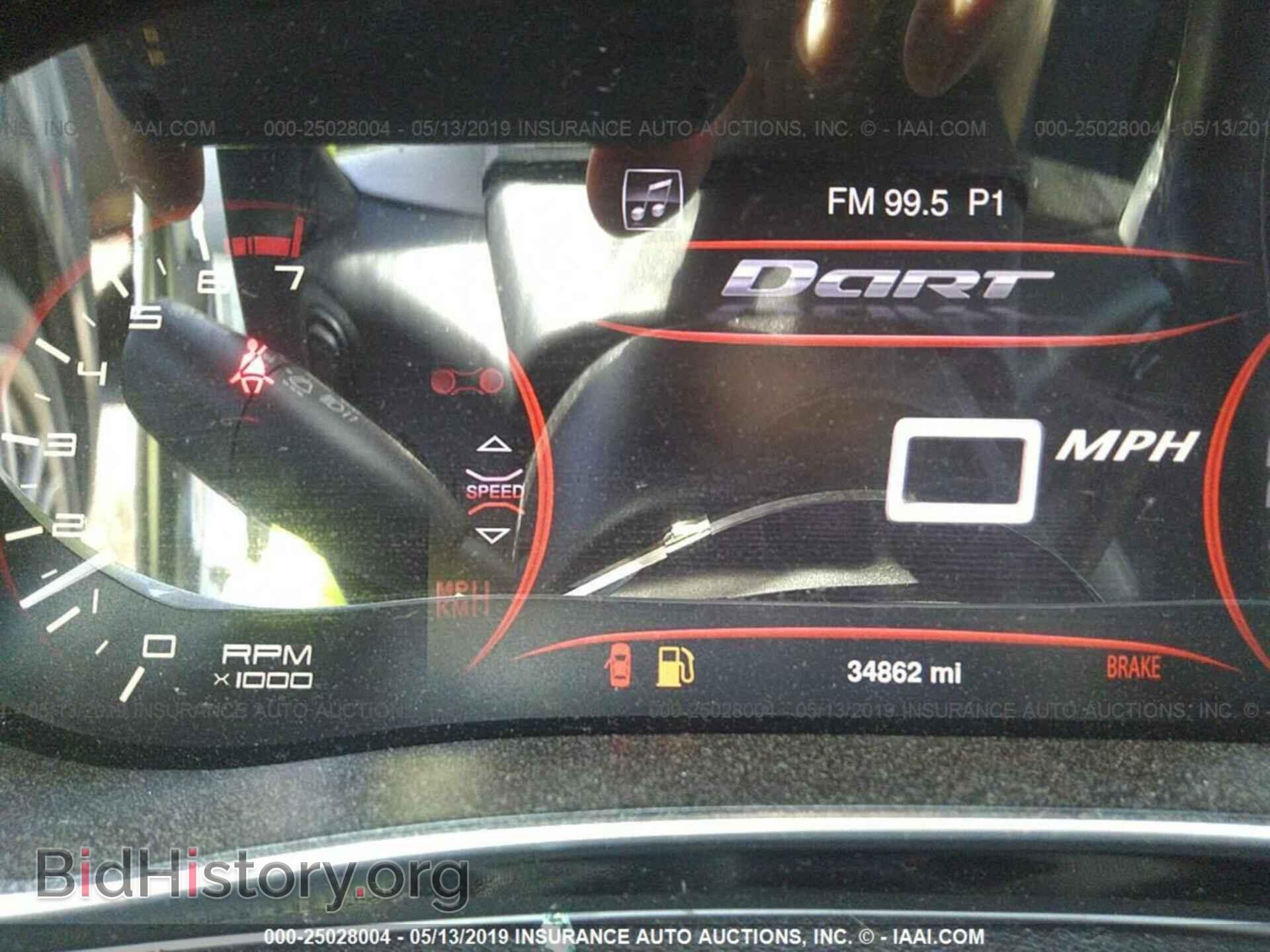 2014 DODGE DART - VIN: 1C3CDFCB3ED861369 - Фото 7