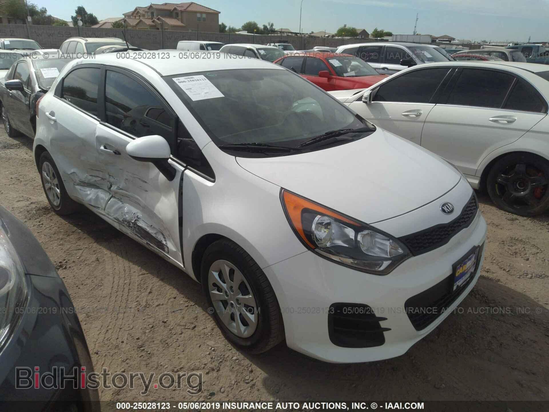 Фотография KNADM5A33G6675793 - KIA RIO 2016