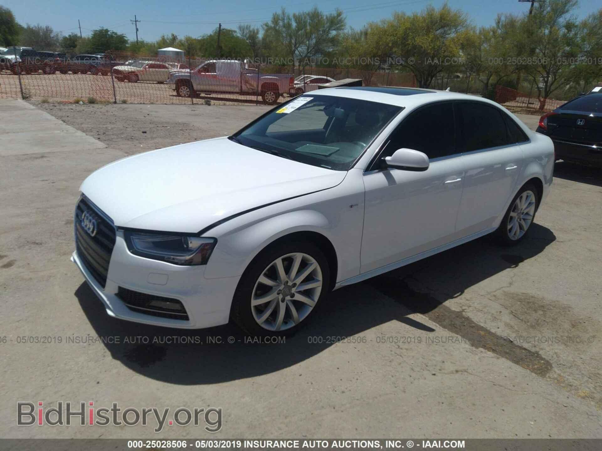 2014 AUDI A4 - VIN: WAUBFAFLXEA040051 - Фото 2