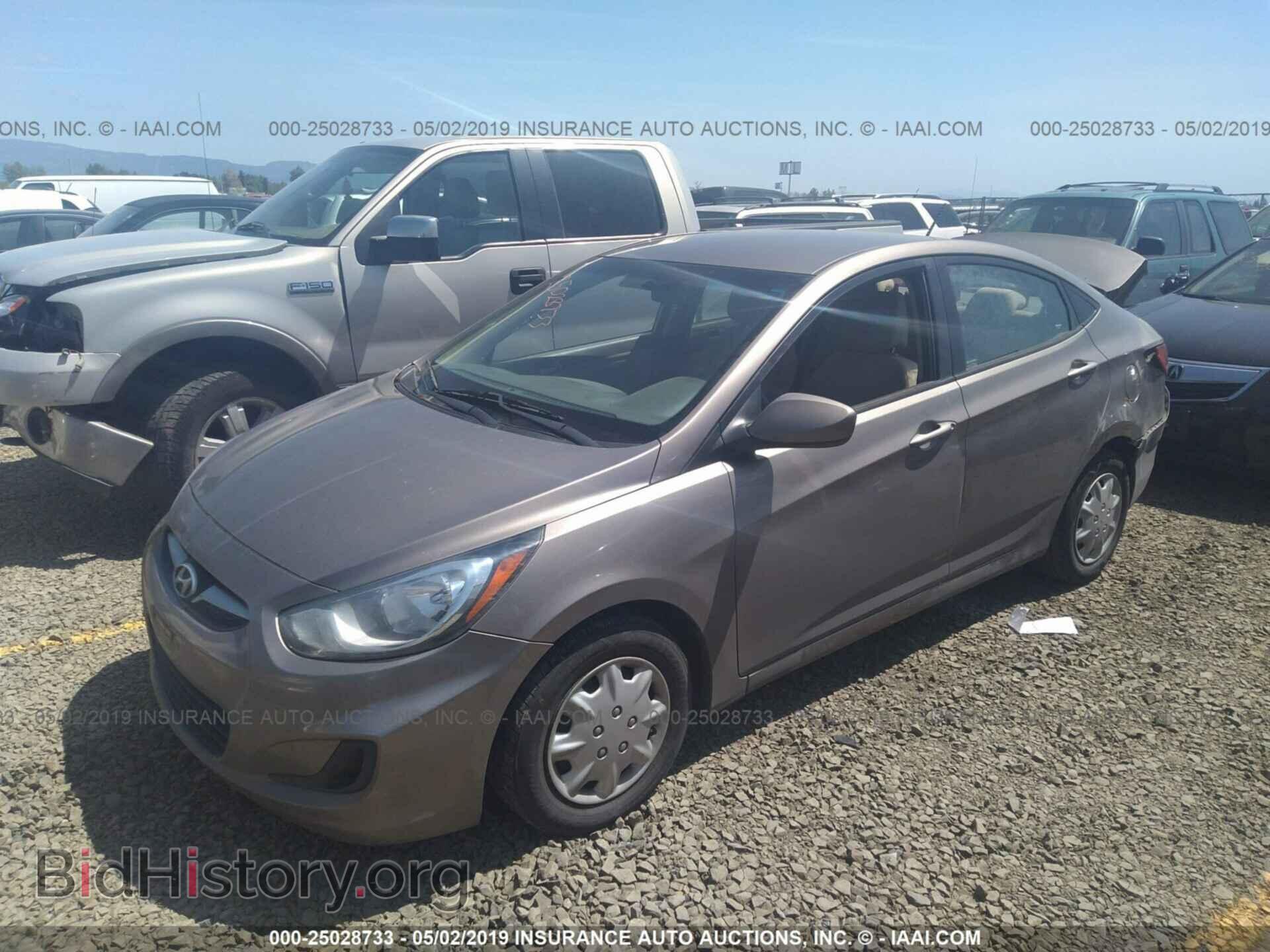 2014 HYUNDAI ACCENT - VIN: KMHCT4AE3EU628507 - Фото 2