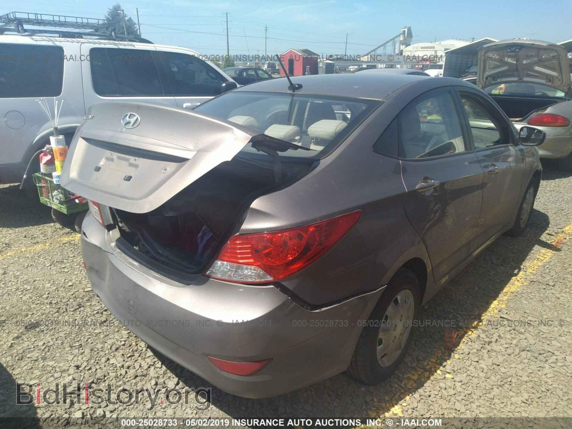 2014 HYUNDAI ACCENT - VIN: KMHCT4AE3EU628507 - Фото 4