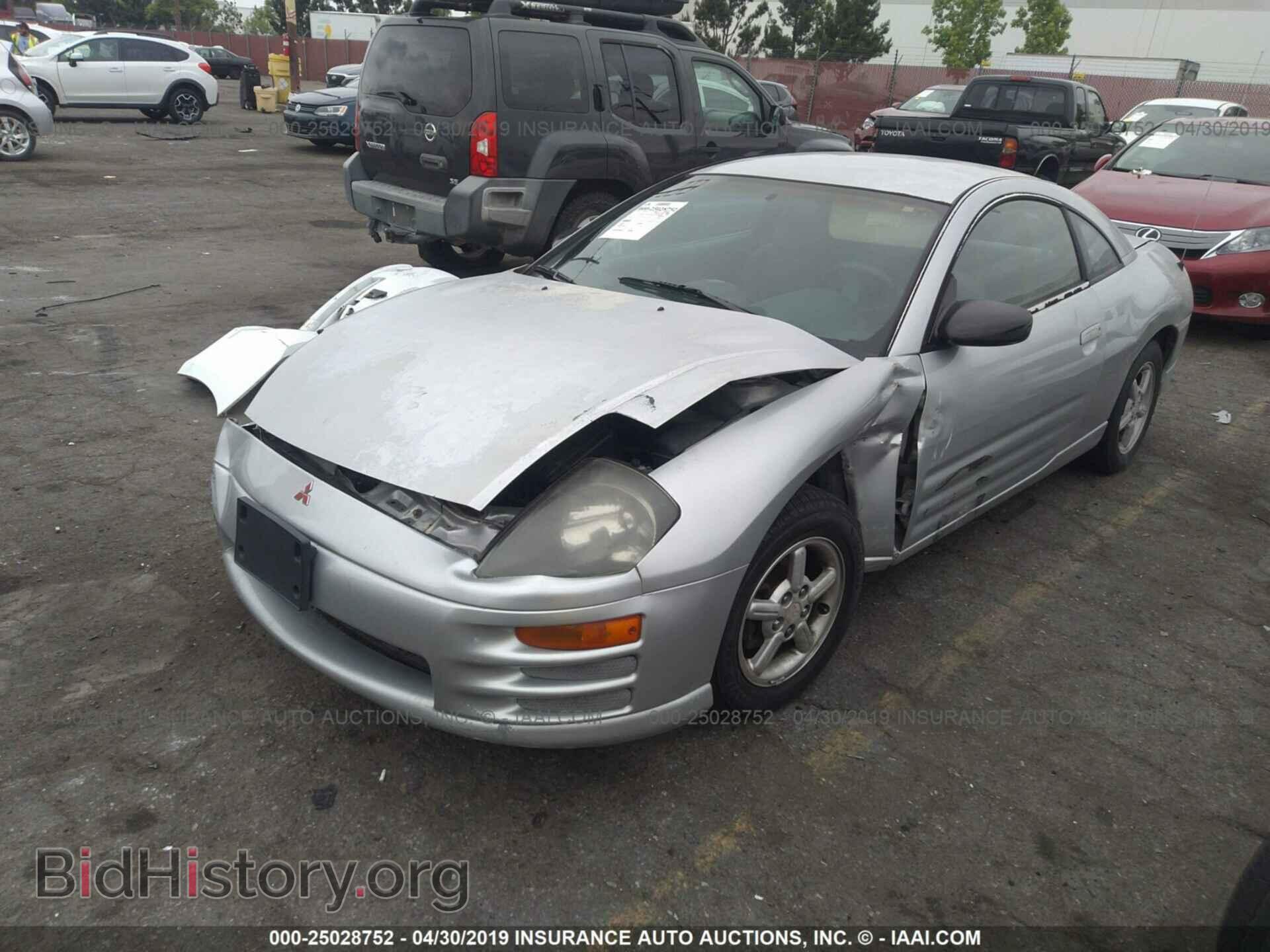 2000 MITSUBISHI ECLIPSE - VIN: 4A3AC34G5YE136740 - Фото 2