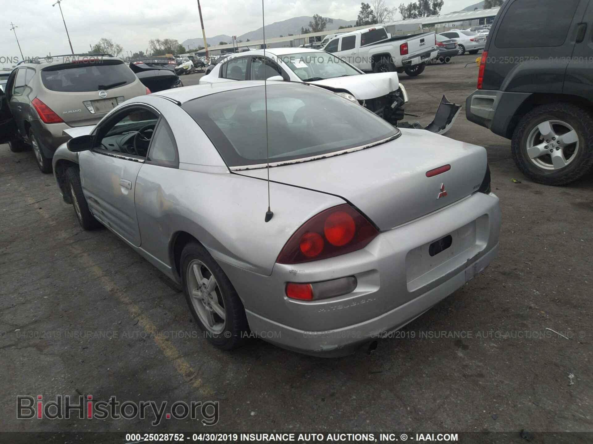 2000 MITSUBISHI ECLIPSE - VIN: 4A3AC34G5YE136740 - Фото 3