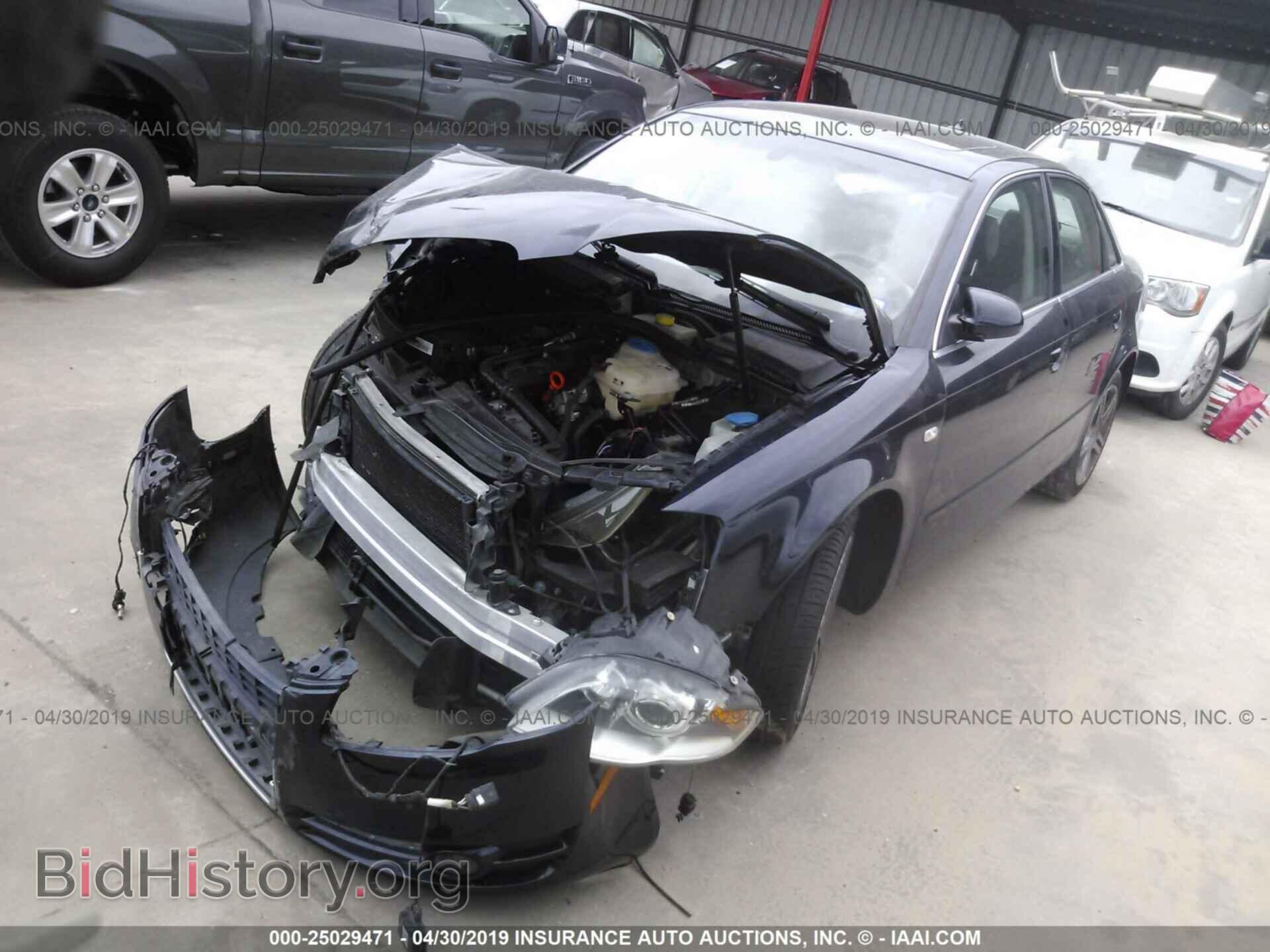 2007 AUDI A4 - VIN: WAUAF78E97A149584 - Фото 2