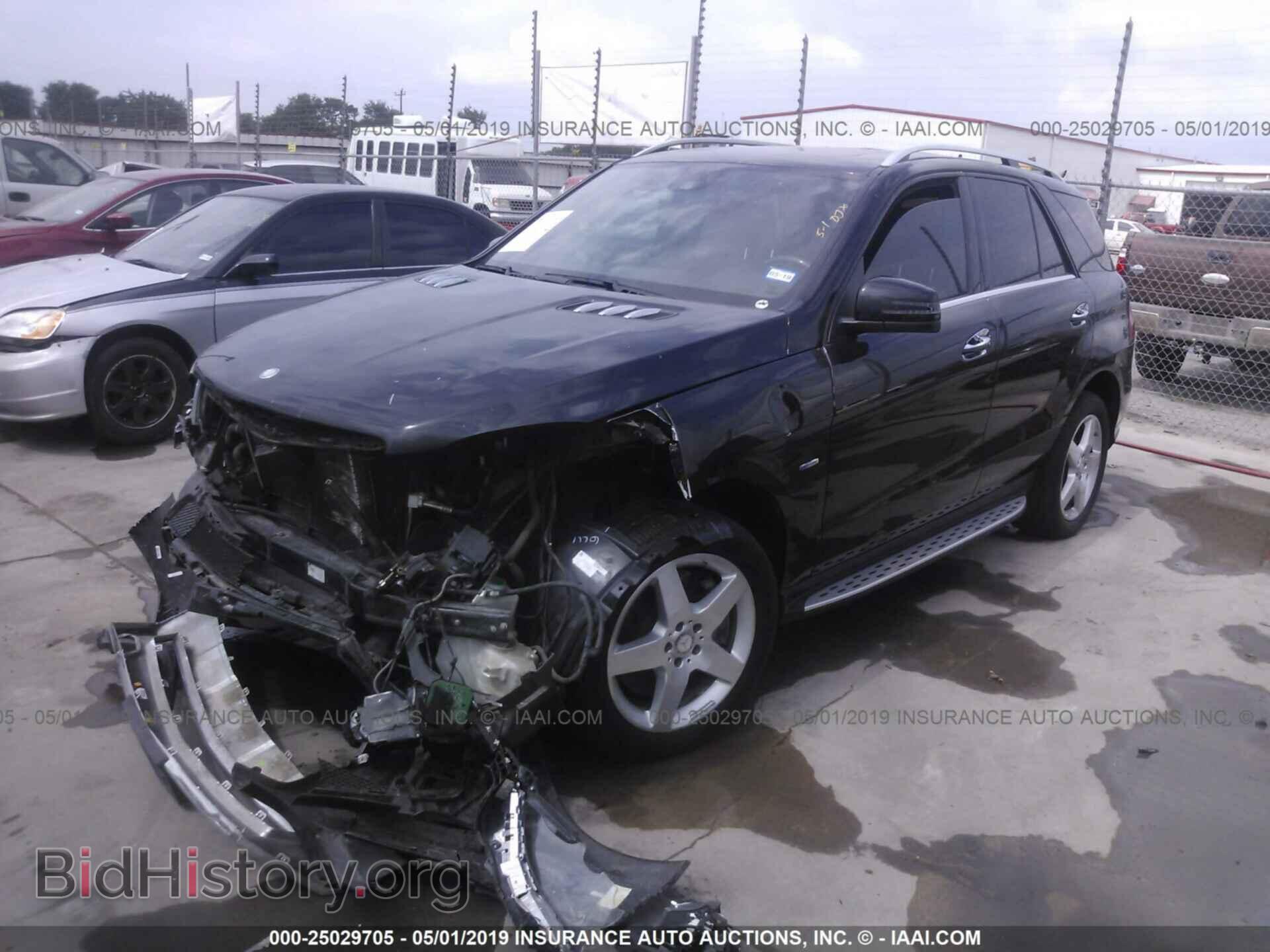 2012 MERCEDES-BENZ ML - VIN: 4JGDA7DB0CA063662 - Фото 2