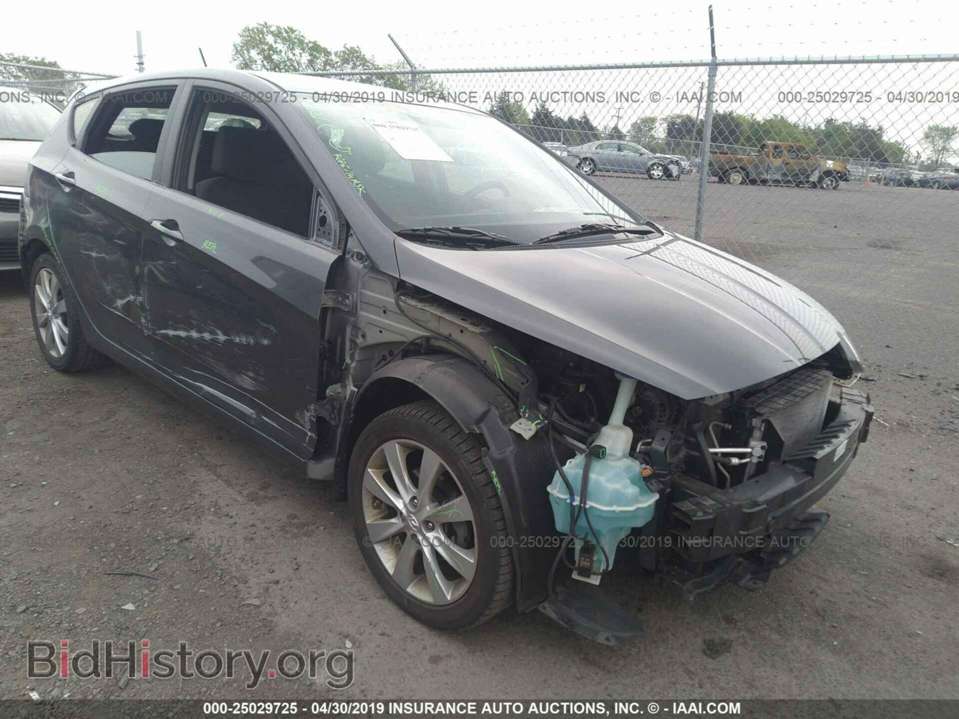 2012 HYUNDAI ACCENT - VIN: KMHCU5AEXCU015011 - Фото 6
