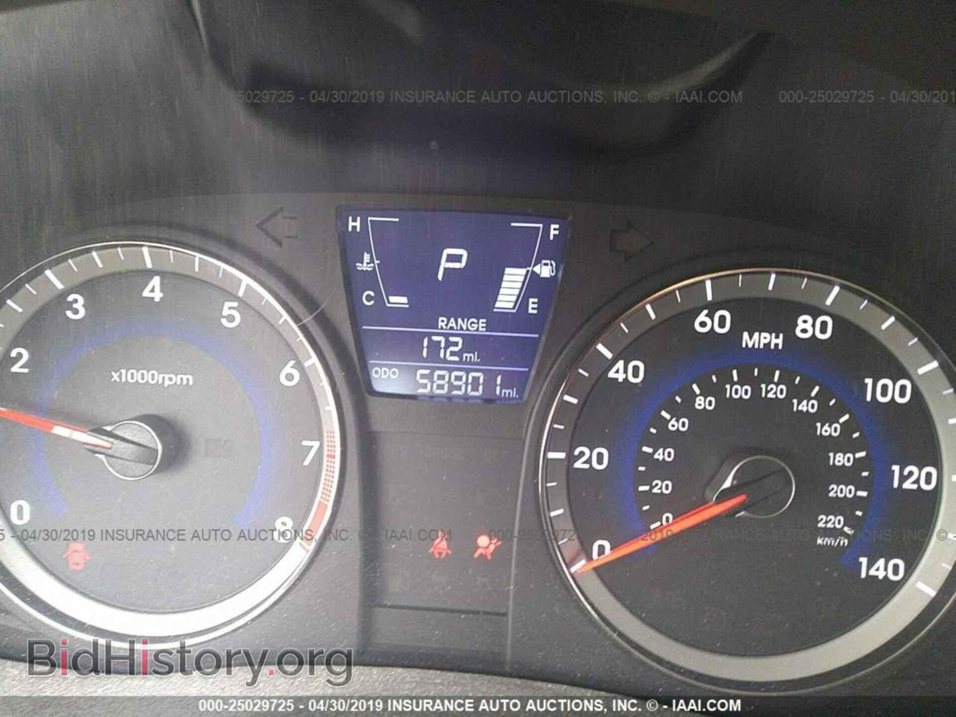 2012 HYUNDAI ACCENT - VIN: KMHCU5AEXCU015011 - Фото 7