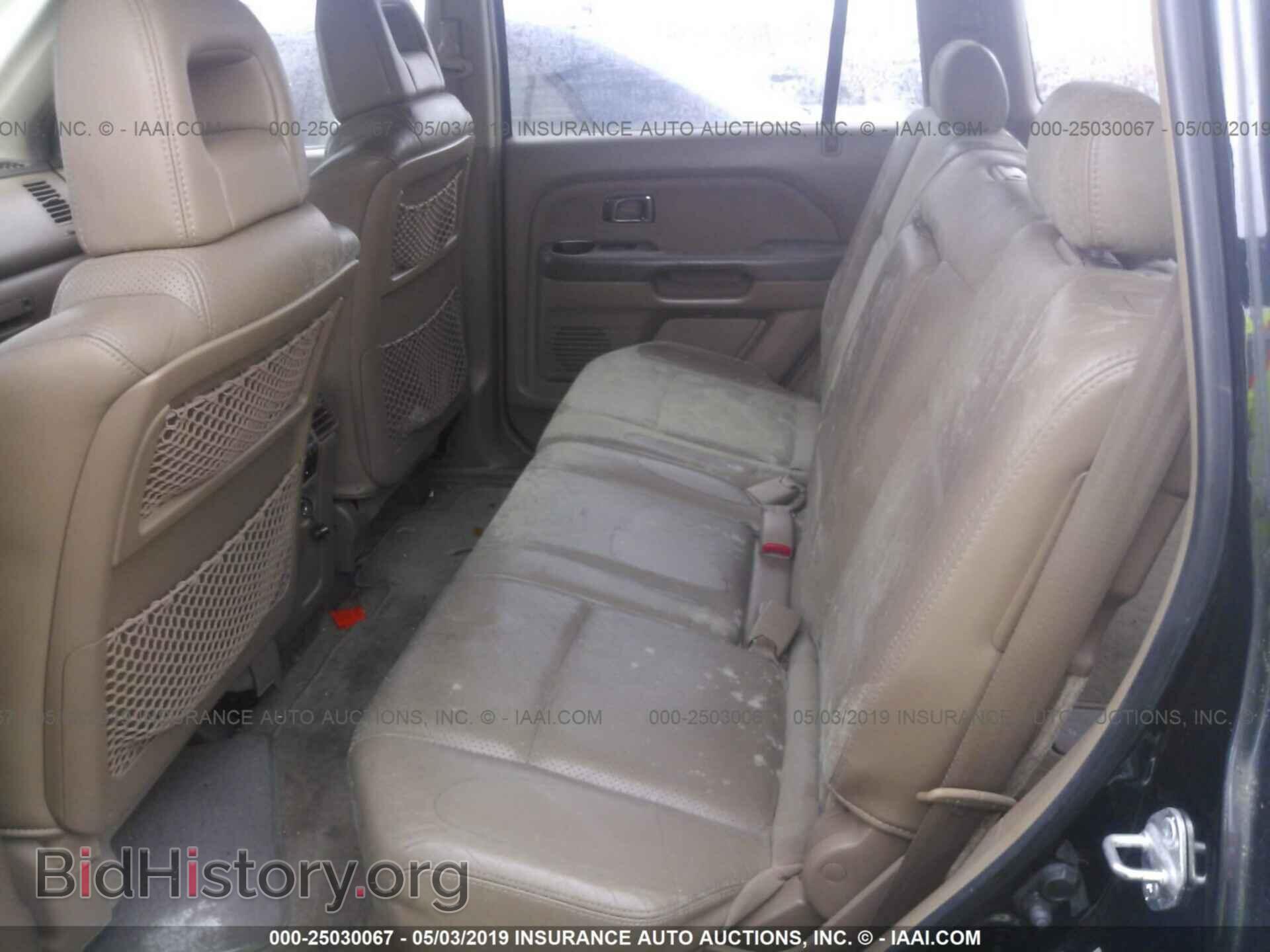 2005 HONDA PILOT - VIN: 2HKYF18615H569224 - Фото 8