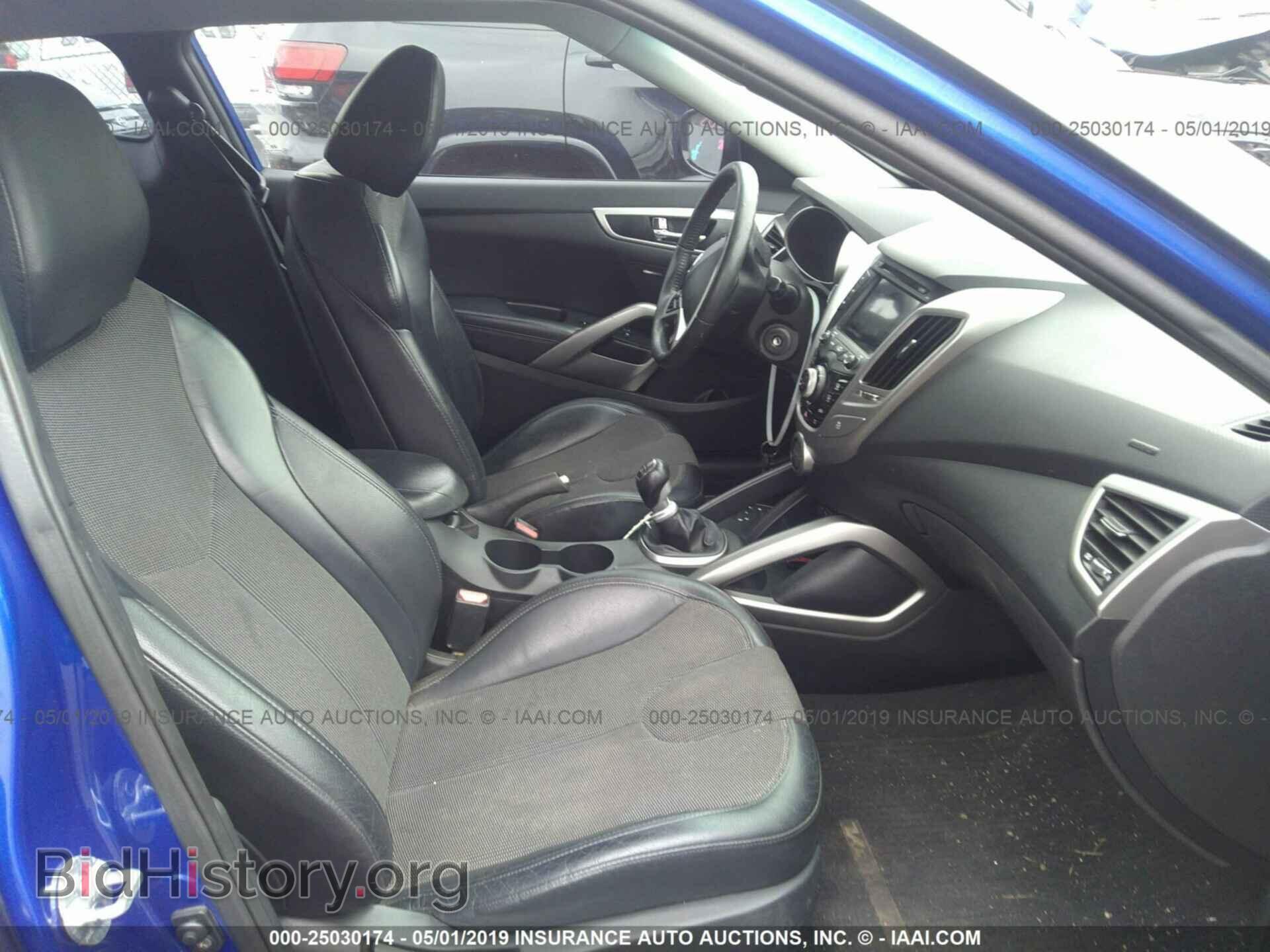 2012 HYUNDAI VELOSTER - VIN: KMHTC6AD2CU024043 - Фото 5