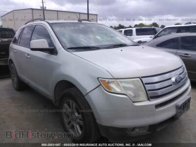 2007 Ford EDGE, бежевый — VIN 2FMDK38C17BA33234, IAAI