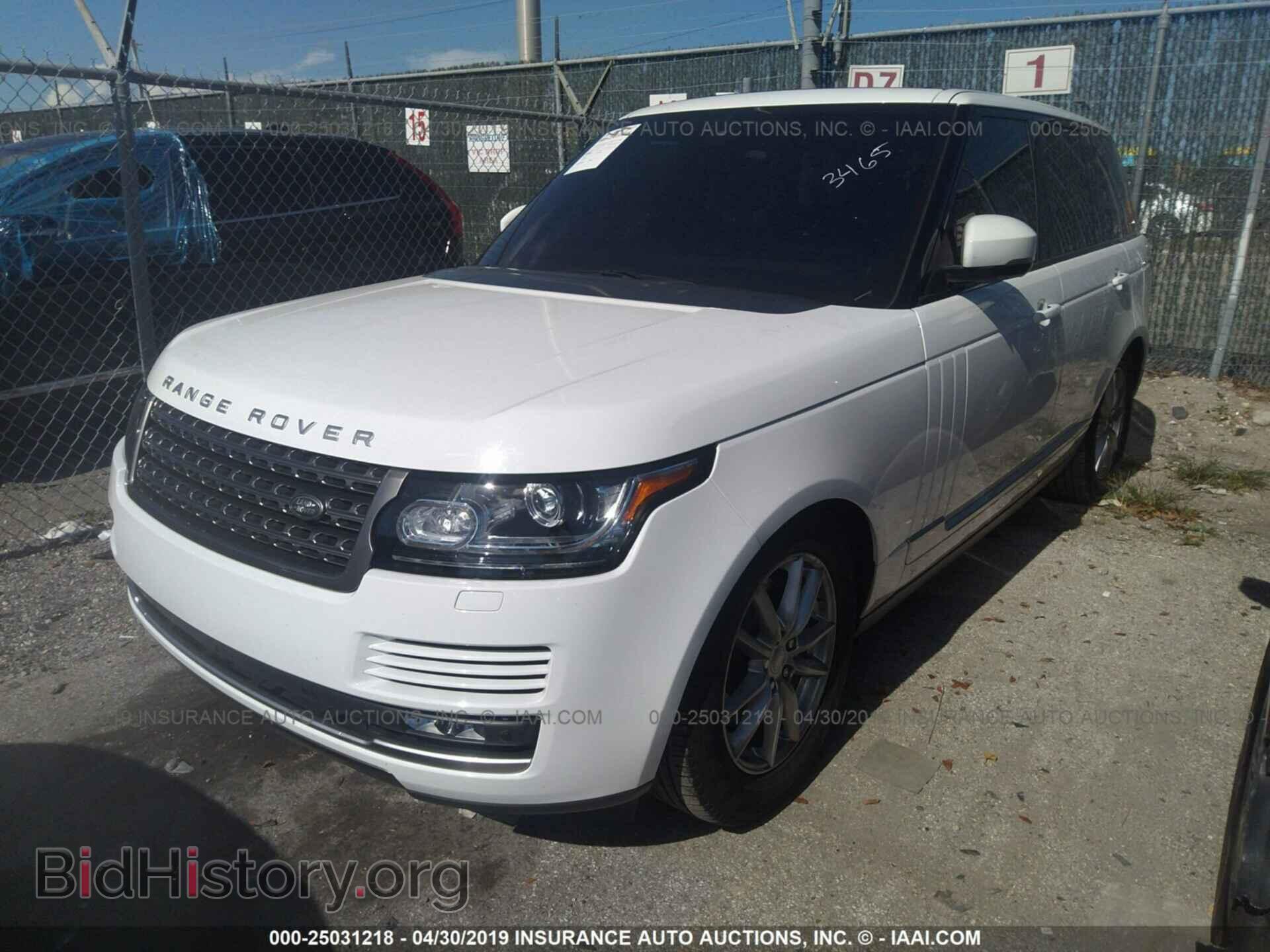 2016 LAND ROVER RANGE ROVER - VIN: SALGR2PF8GA313465 - Фото 2