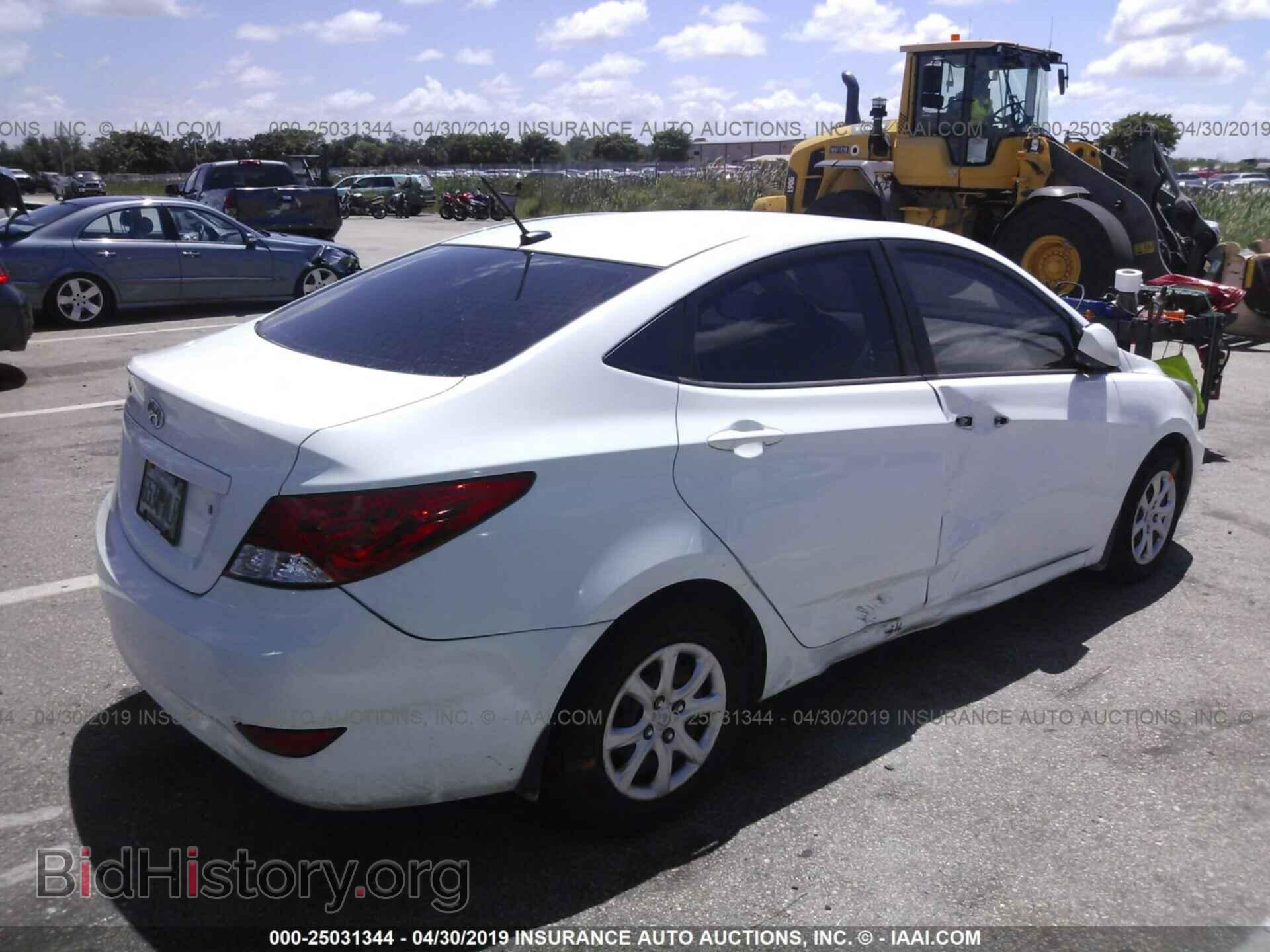2013 HYUNDAI ACCENT - VIN: KMHCT4AE0DU314117 - Фото 4