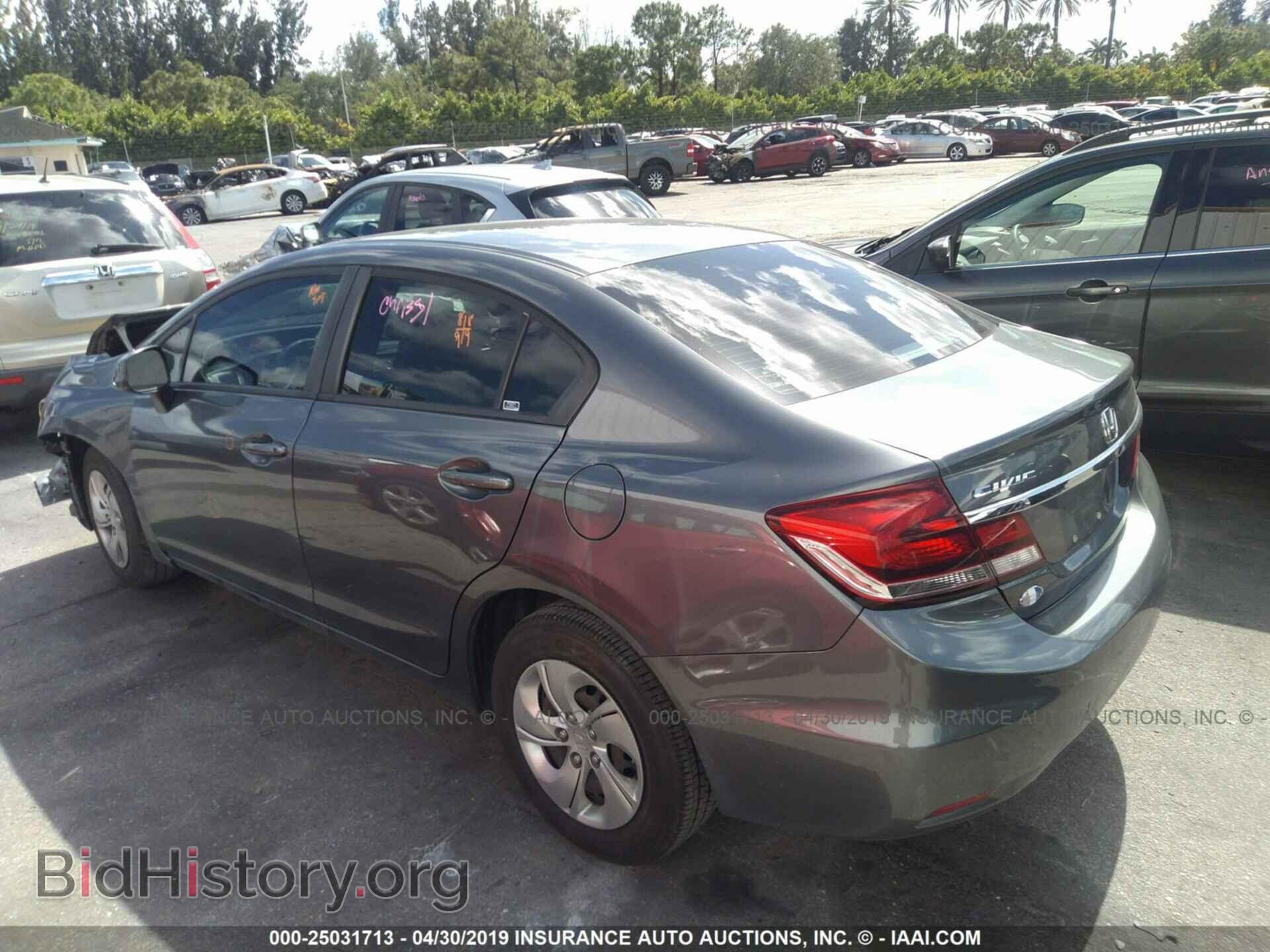 2013 HONDA CIVIC - VIN: 19XFB2F59DE025639 - Фото 3