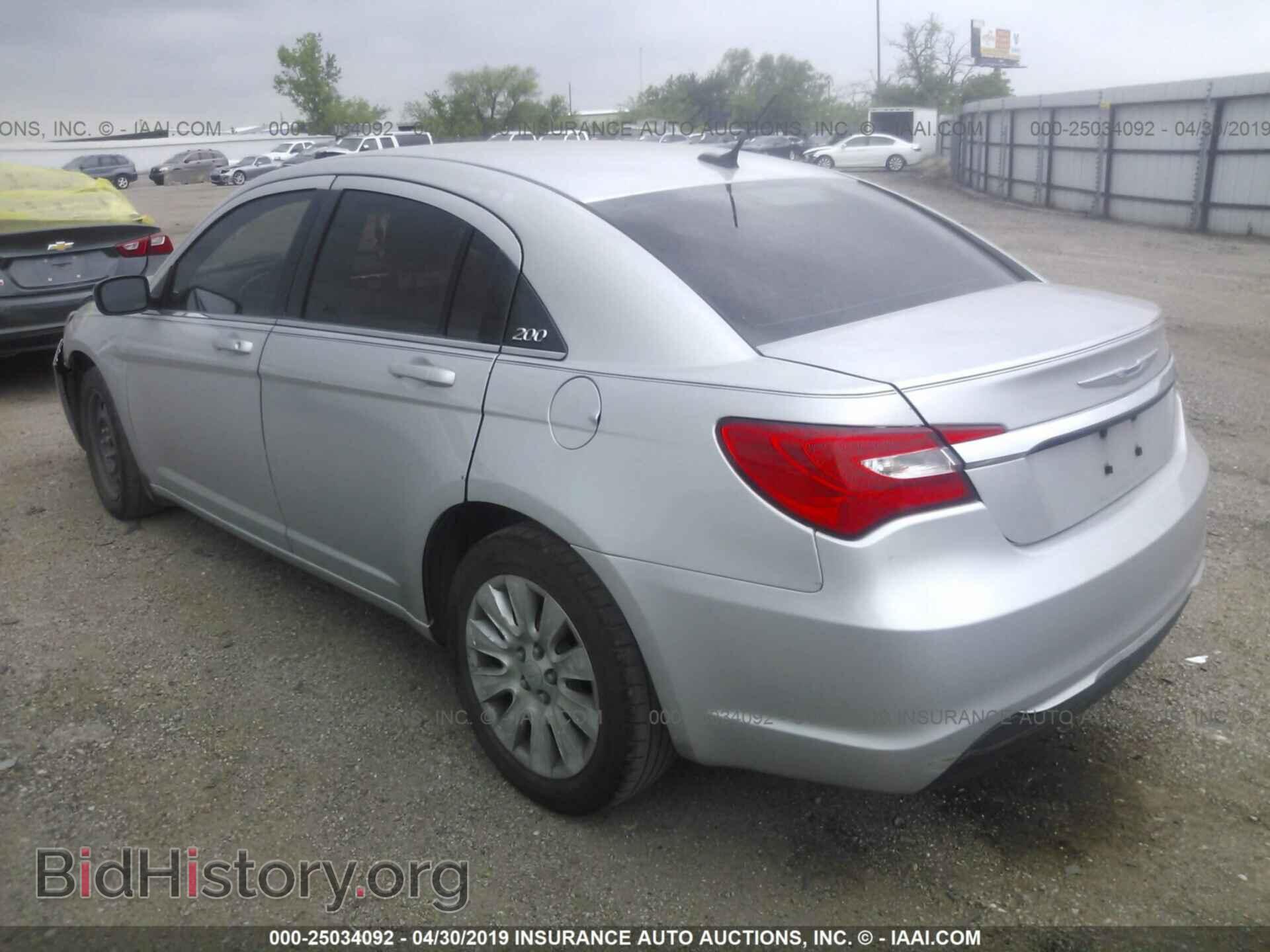 2012 CHRYSLER 200 - VIN: 1C3CCBAB1CN222672 - Фото 3