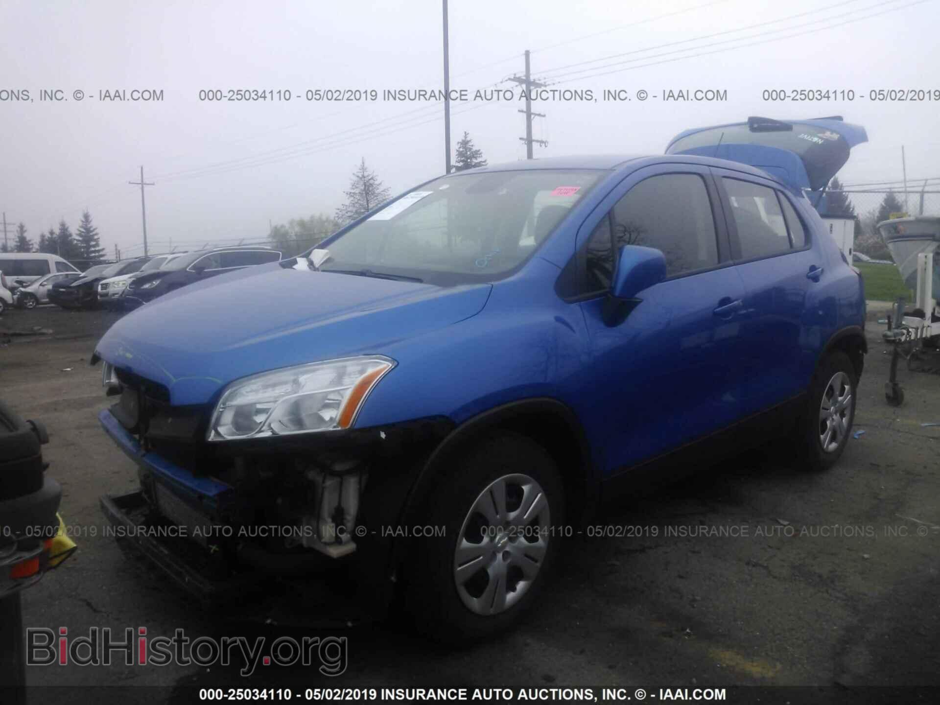 2015 CHEVROLET TRAX - VIN: KL7CJKSB9FB065976 - Фото 2