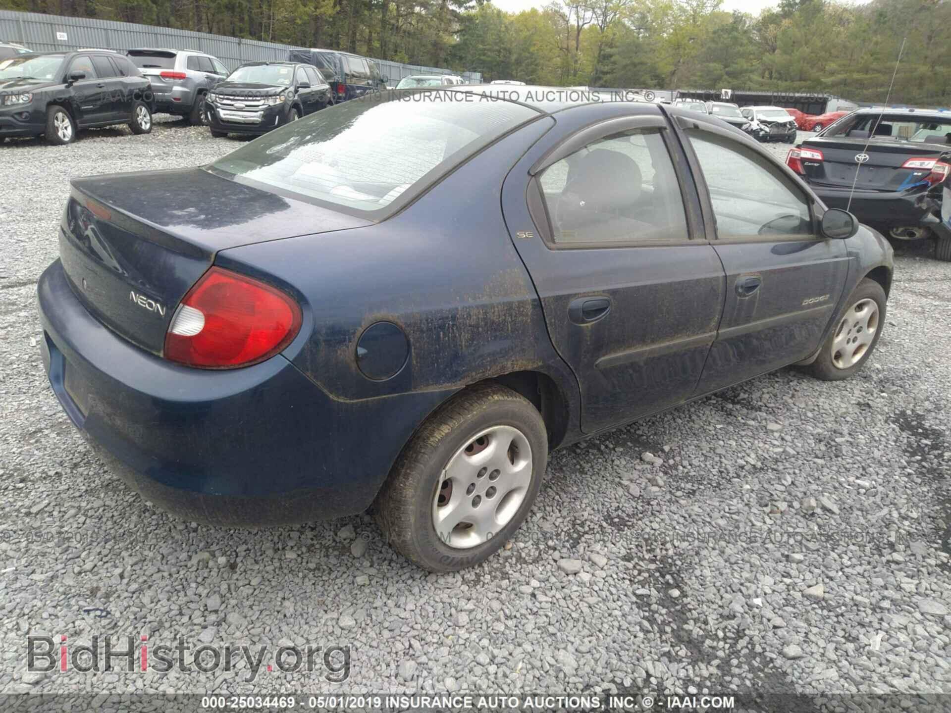 2001 DODGE NEON - VIN: 1B3ES46C91D225618 - Фото 4