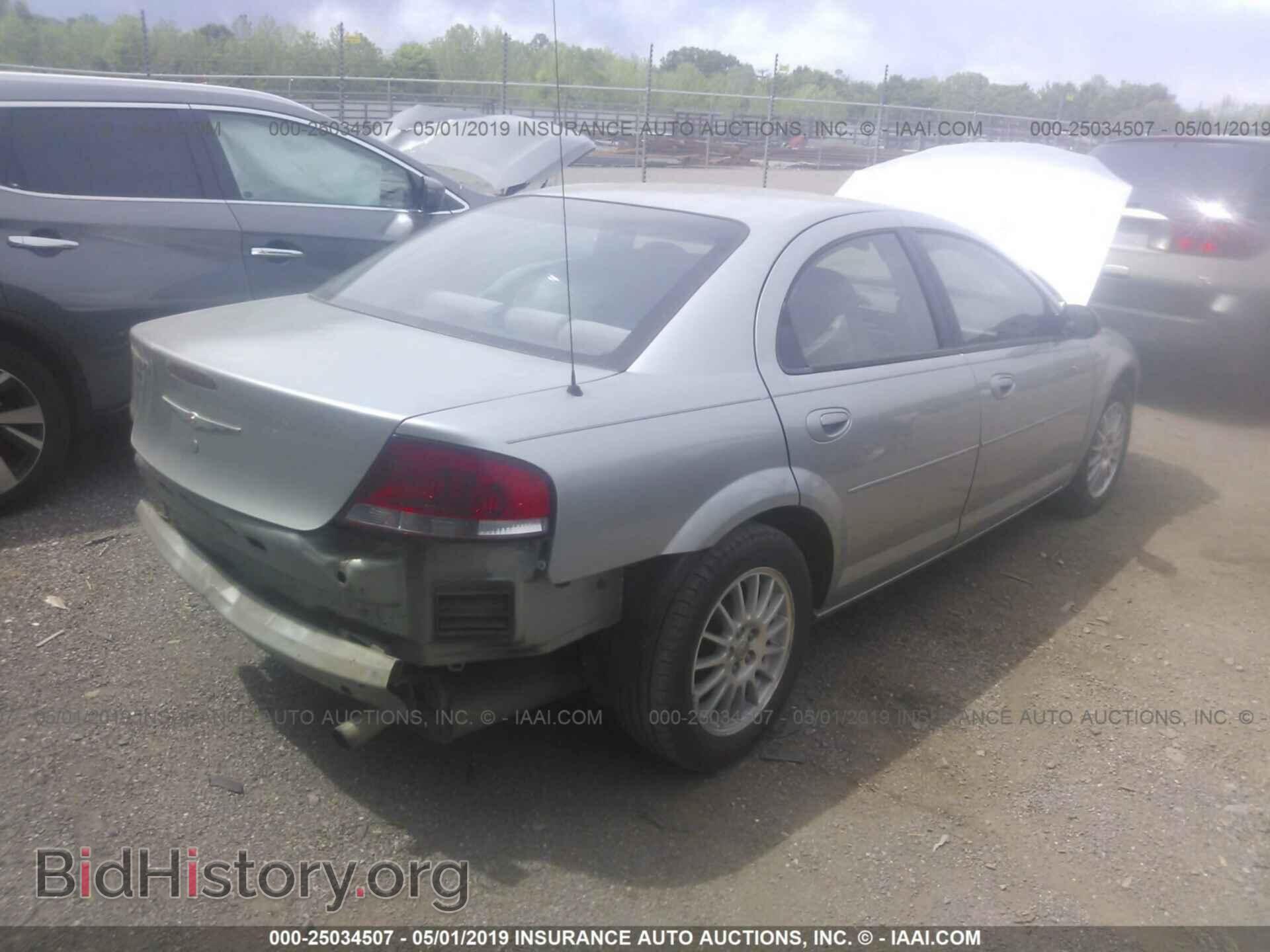 2005 CHRYSLER SEBRING - VIN: 1C3EL46X75N691955 - Фото 4