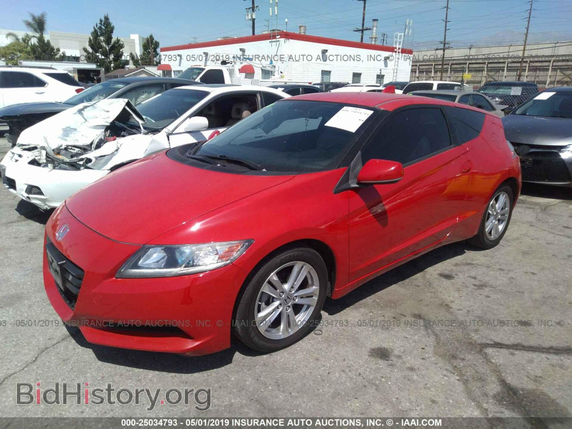 2012 HONDA CR-Z - VIN: JHMZF1D48CS003177 - Фото 2