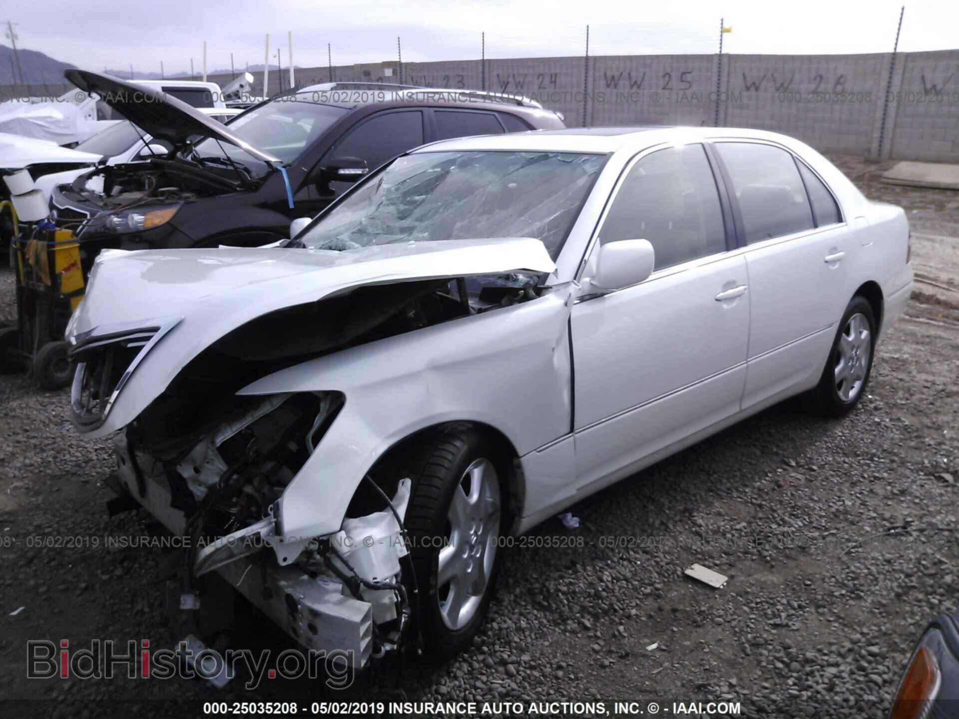 2004 LEXUS LS - VIN: JTHBN36F040167275 - Фото 2