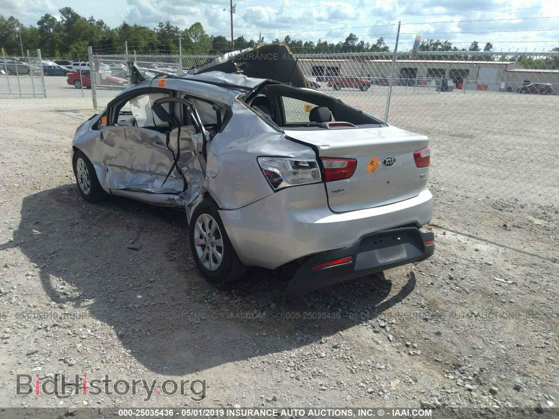 2013 KIA RIO - VIN: KNADM4A39D6284217 - Фото 3